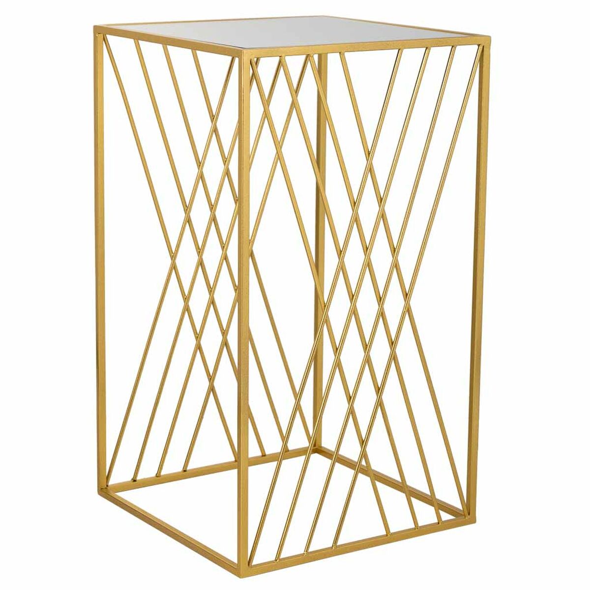 Hörnbord Alexandra House Living Guld 40 x 70 x 40 cm