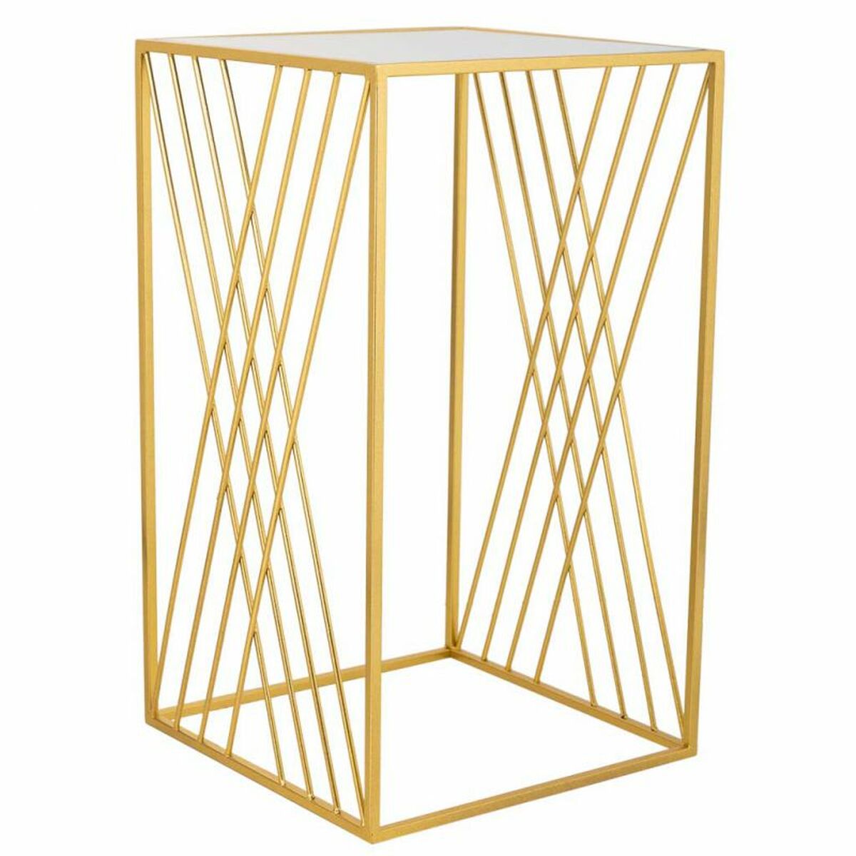 Hörnbord Alexandra House Living Guld 40 x 70 x 40 cm - 5