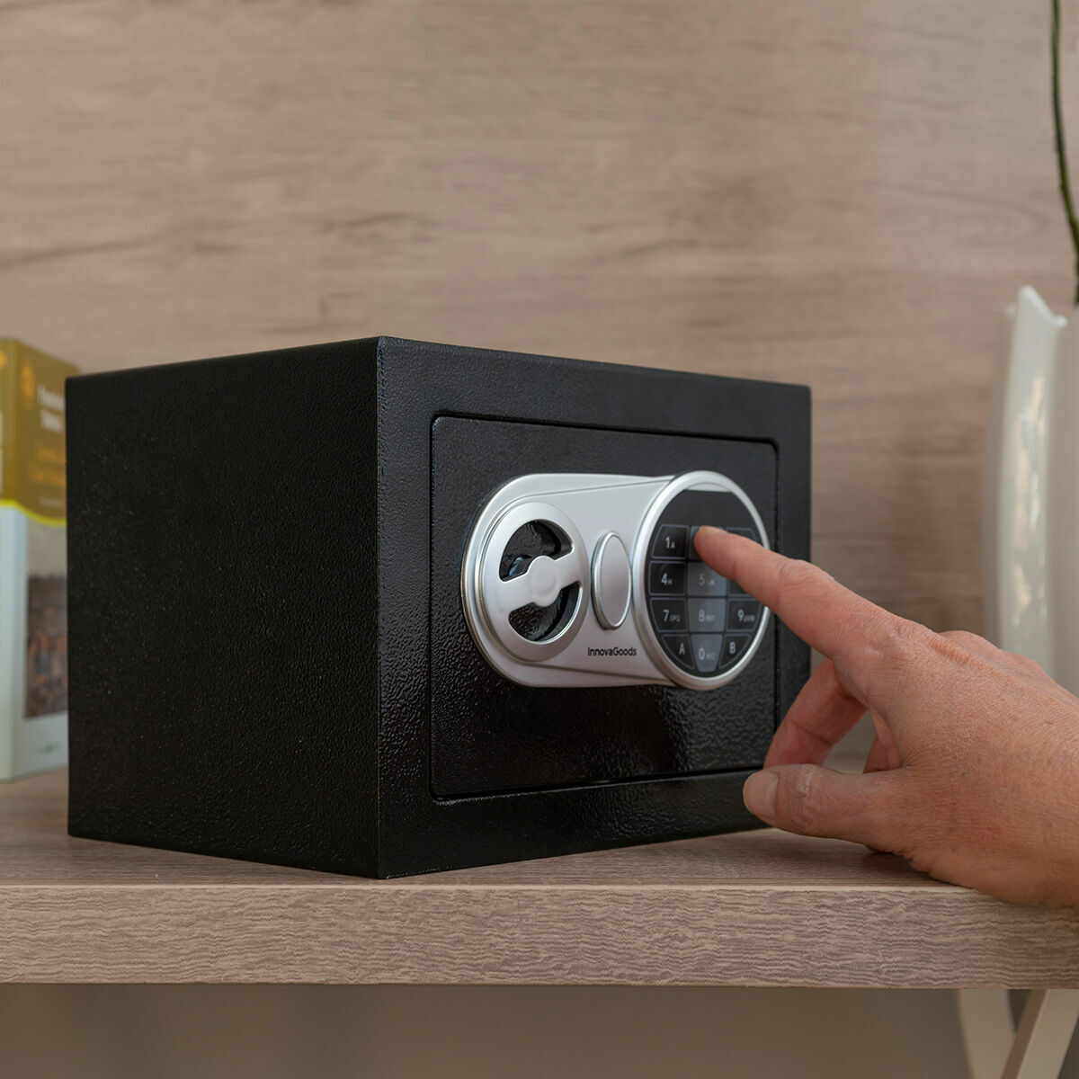 Kassaskåp med elektroniskt lås Safeck InnovaGoods - 11