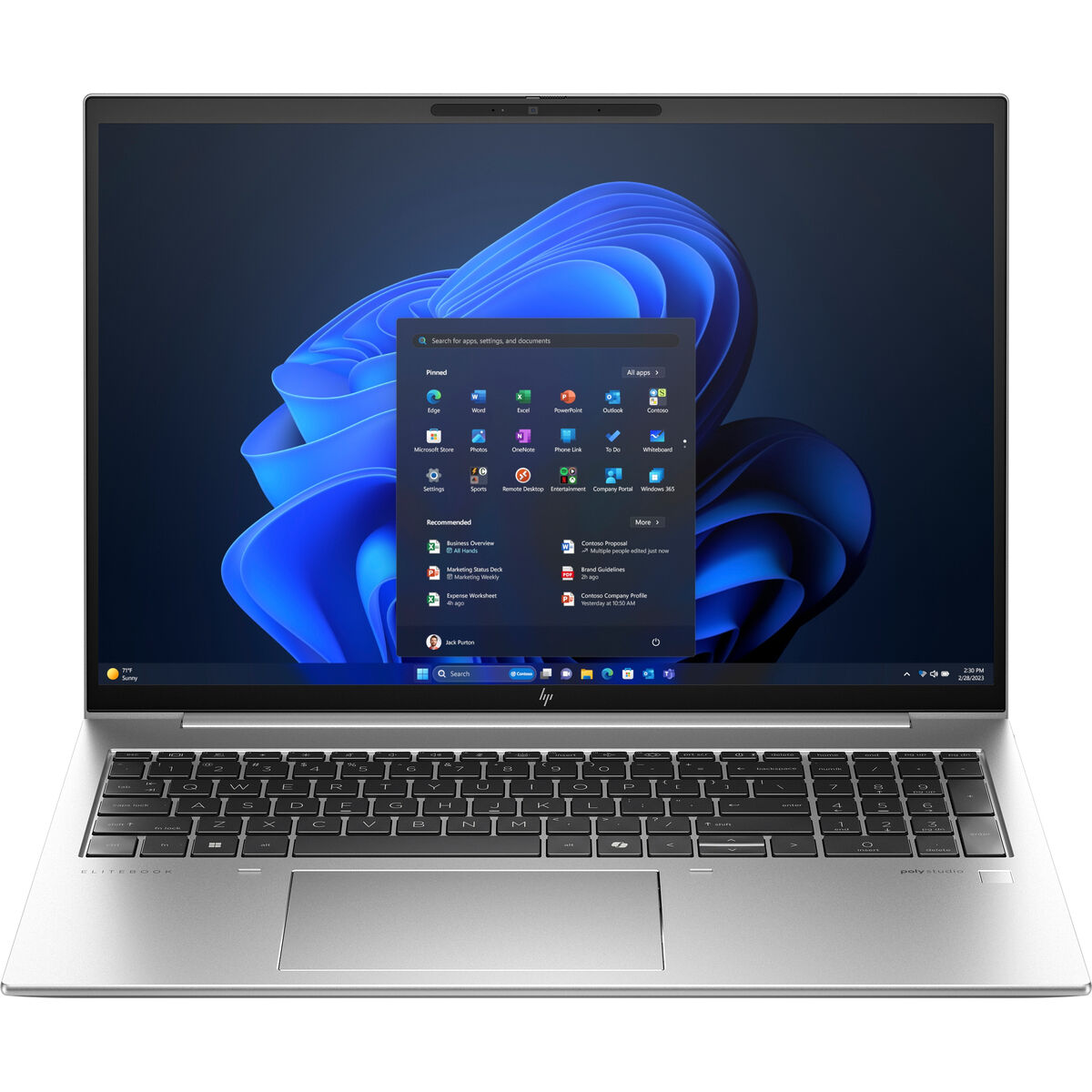 Bärbar dator HP EliteBook 860 G11 16" Intel Evo Core Ultra 5 125H 32 GB RAM 512 GB SSD Qwerty Spanska