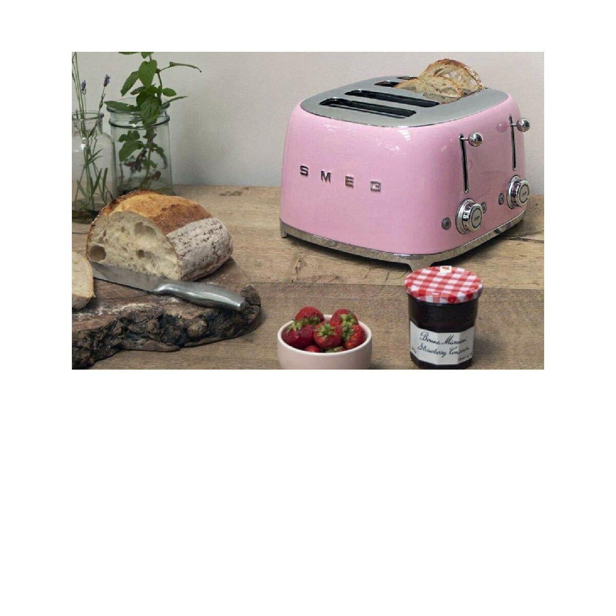 Brödrost Smeg TSF03PKEU Rosa 2000 W - 3