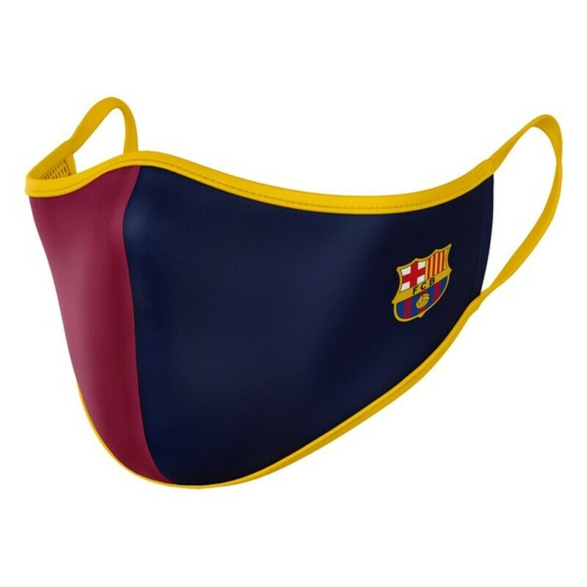 Återanvändbart Hygieniskt Munskydd av Tyg F.C. Barcelona Vuxen - 3