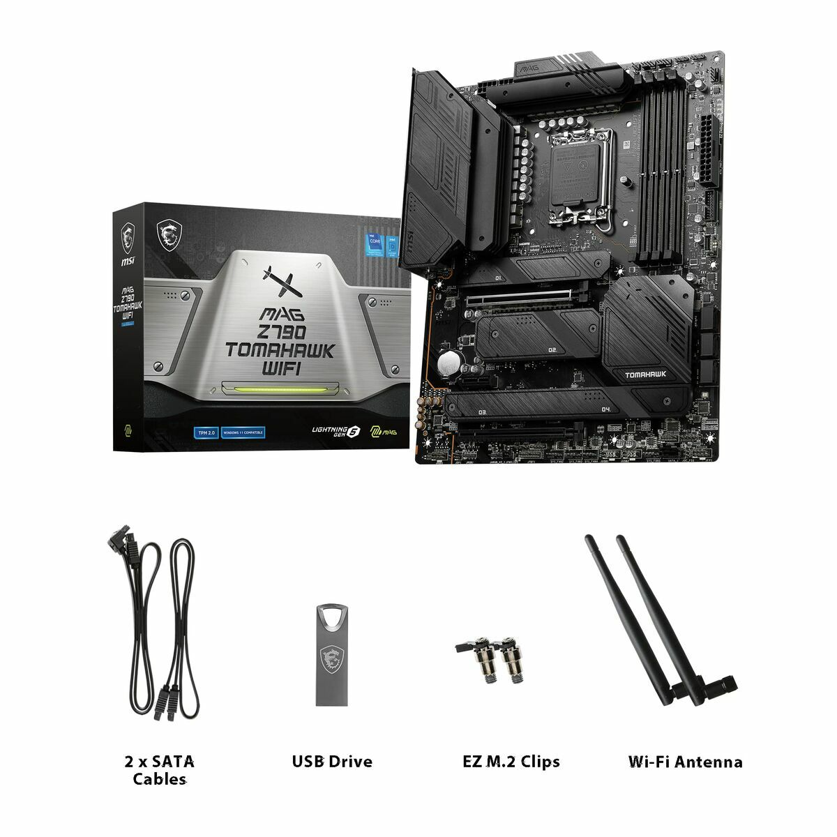 Moderkort MSI MAG Z790 TOMAHAWK WIFI LGA 1700 - 2