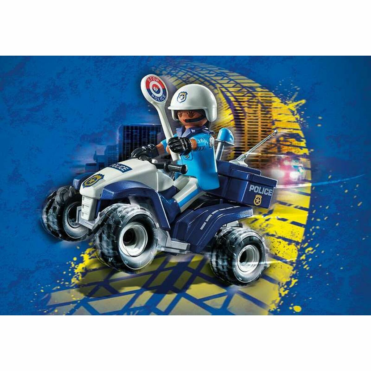 Fordonsspel Playmobil Speed Quad City Action 71092 Polis (21 pcs) - 2