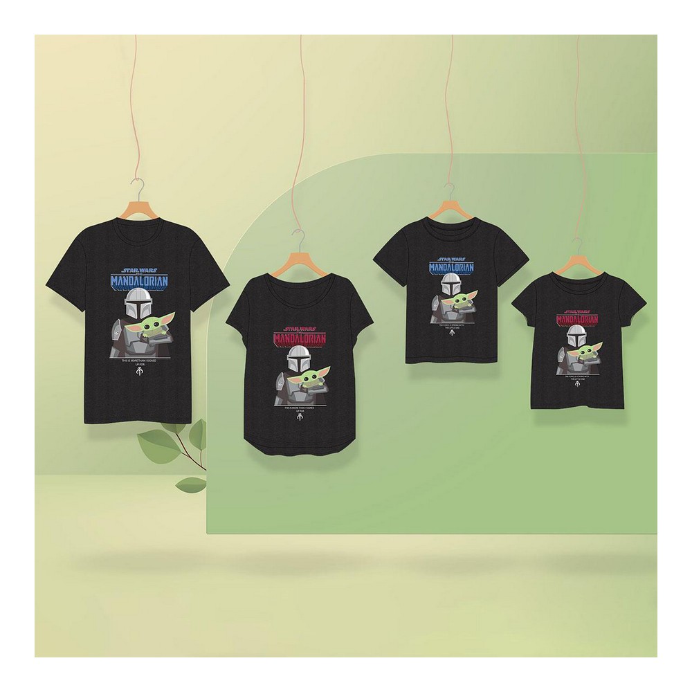 Barn T-shirt med kortärm The Mandalorian Svart - 6
