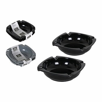 Askfat Privilege Melamin 10 x 10 x 3 cm (2 Delar) (18 antal) (10 cm)(2 pcs)