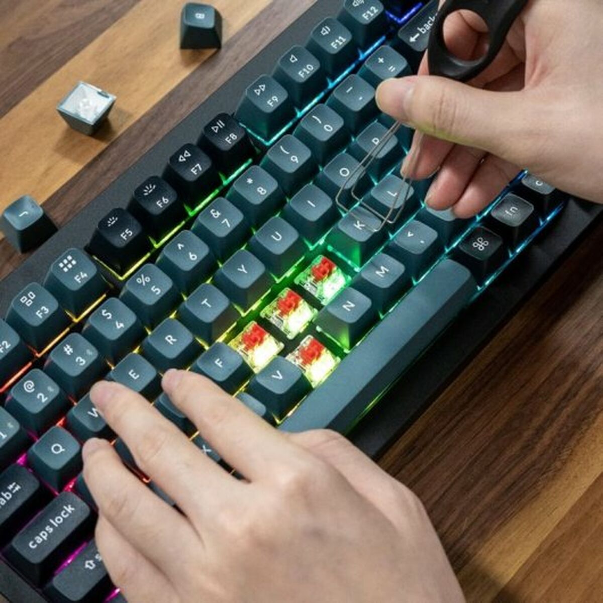 Tangentbord Keychron Svart - 4