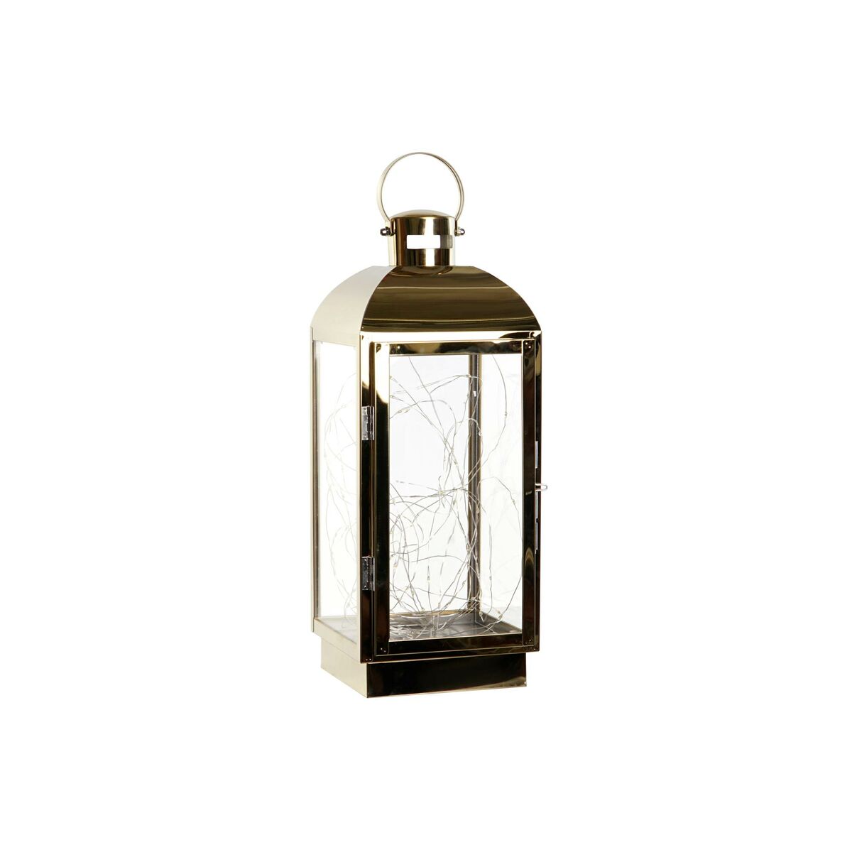 Lykta DKD Home Decor Gyllene Rostfritt stål 15 x 14 x 36 cm - 2