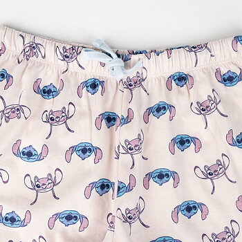 Sommarpyjamas Stitch Blå