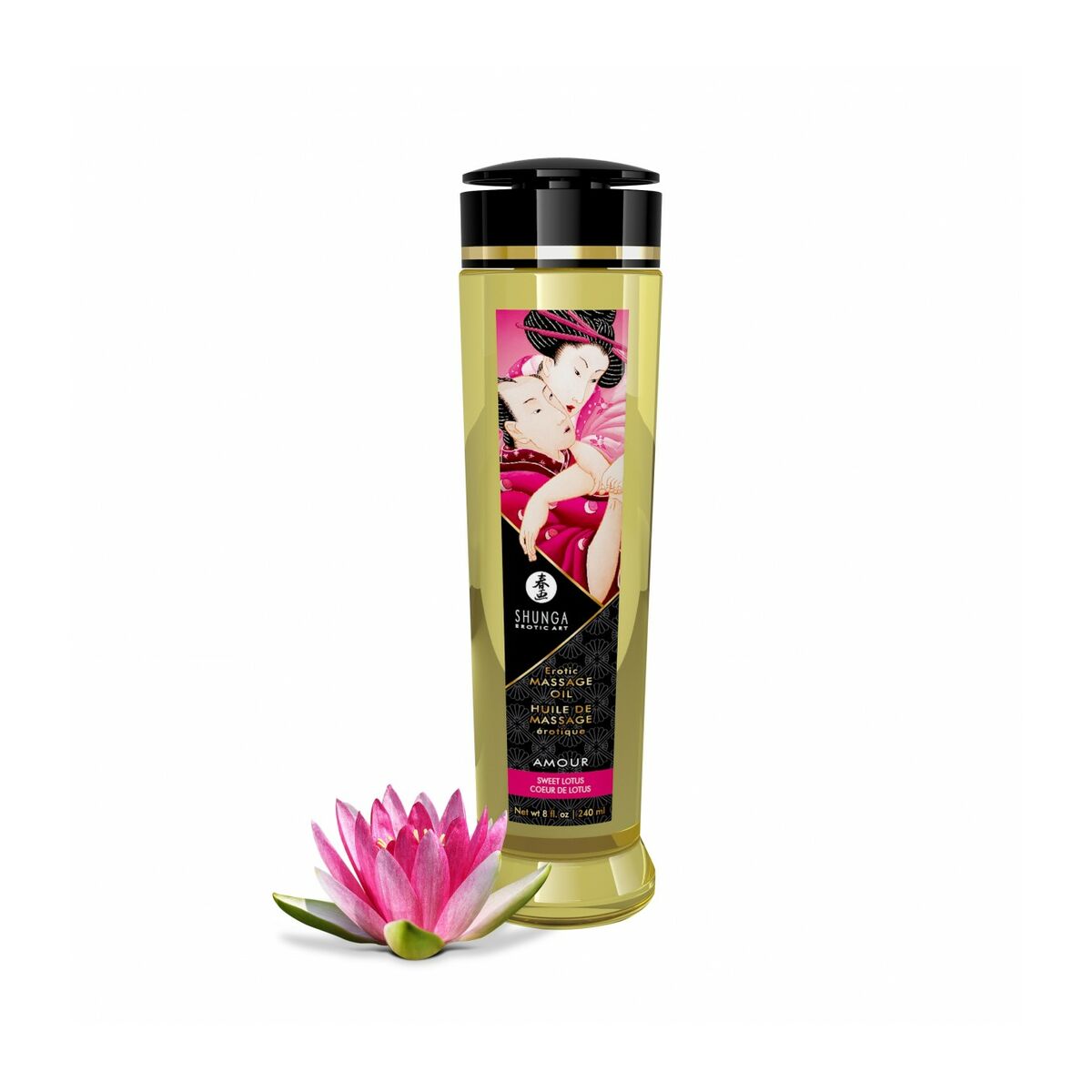 Erotisk Massageolja Shunga 240 ml Lotus Flower - 2