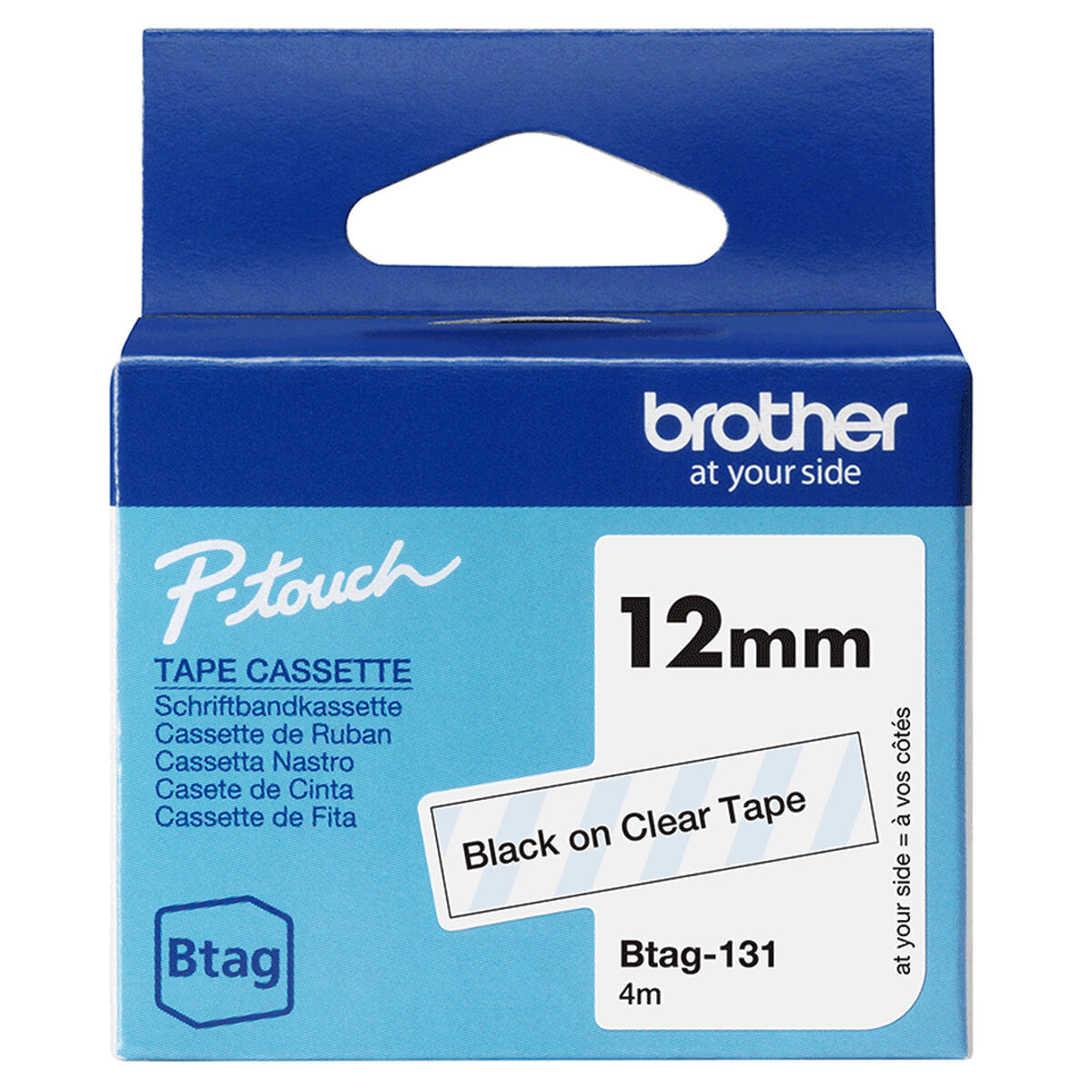 Självhäftande band Brother BTAG-131