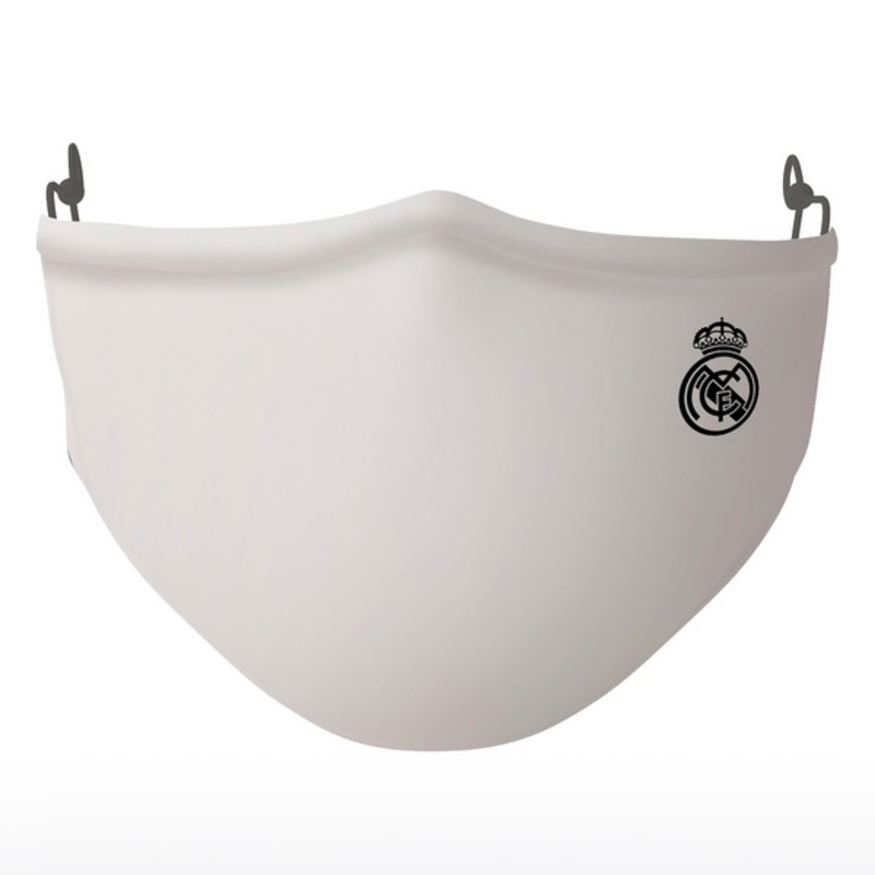Återanvändbart Hygieniskt Munskydd av Tyg Real Madrid C.F. SF430915 Vit - 2