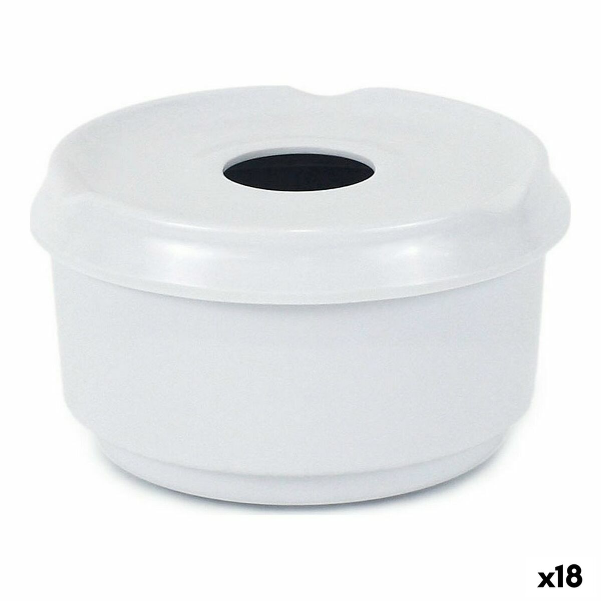 Askfat Privilege Vit (18 antal) (11 cm)
