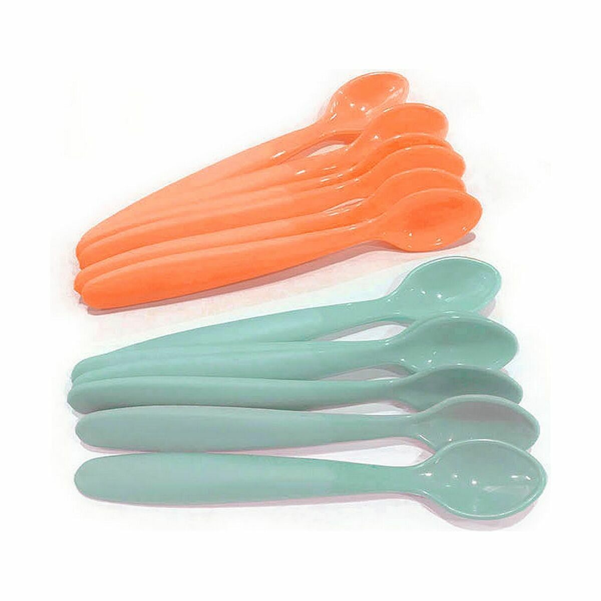 Uppsättning återanvändbara skedar Återanvändningsbar Multicolour 20 cm 12 Delar (36 antal) - 2