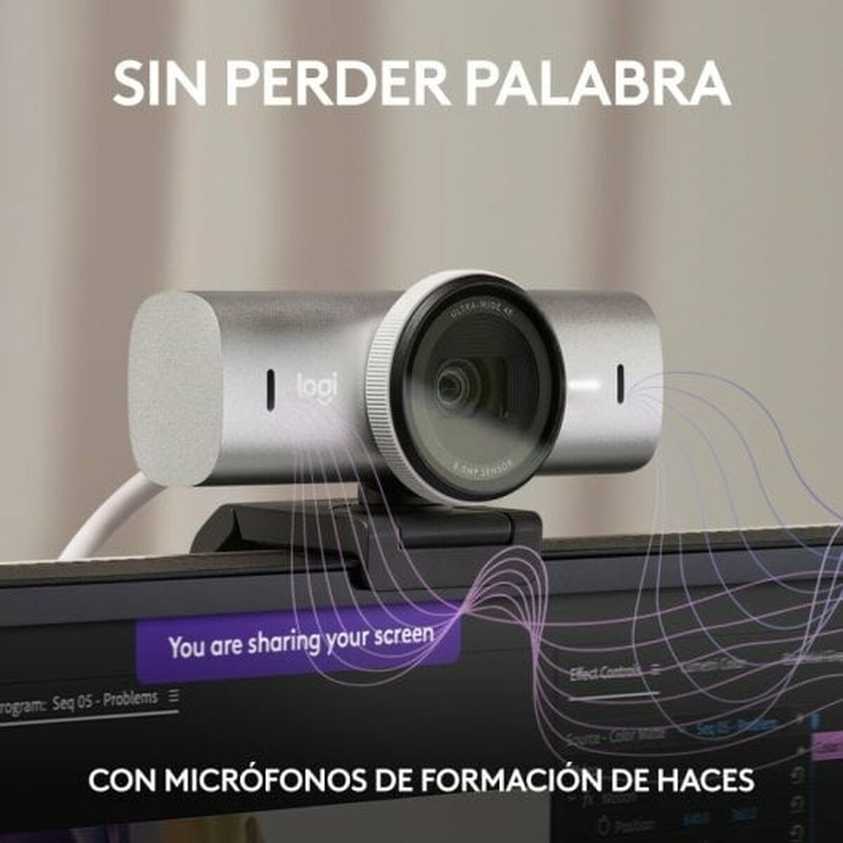 Webbkamera Logitech 4K Ultra HD - 4