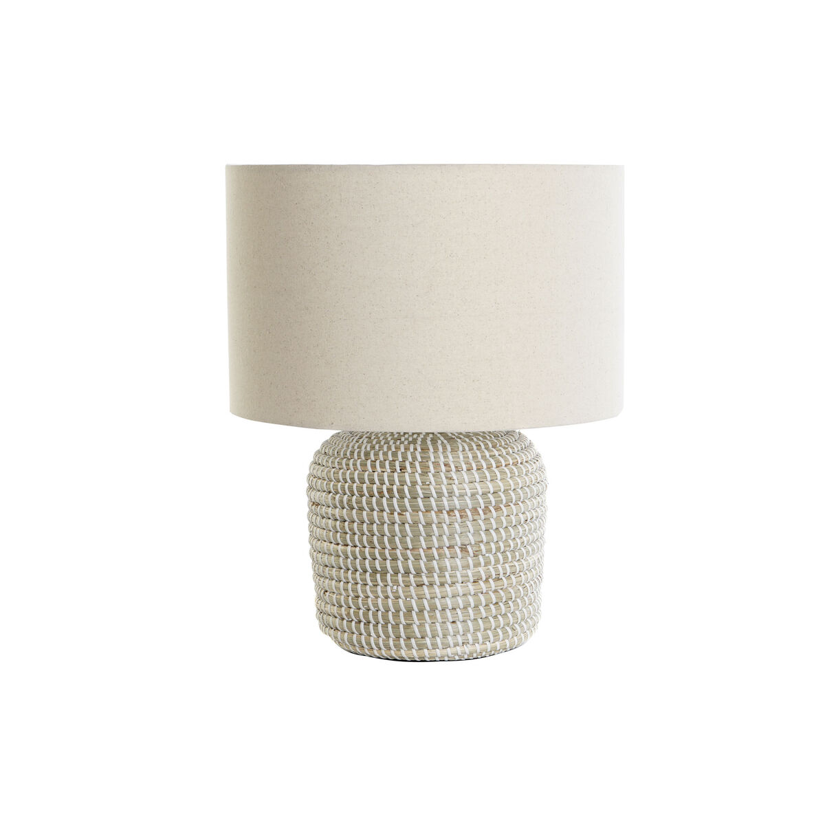 Bordslampa DKD Home Decor Vit Brun 50 W 220 V 38 x 38 x 42 cm