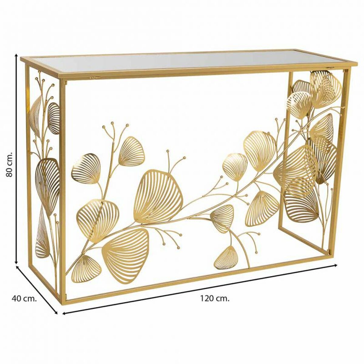 Mottagare Alexandra House Living Gyllene 40 x 80 x 120 cm - 7