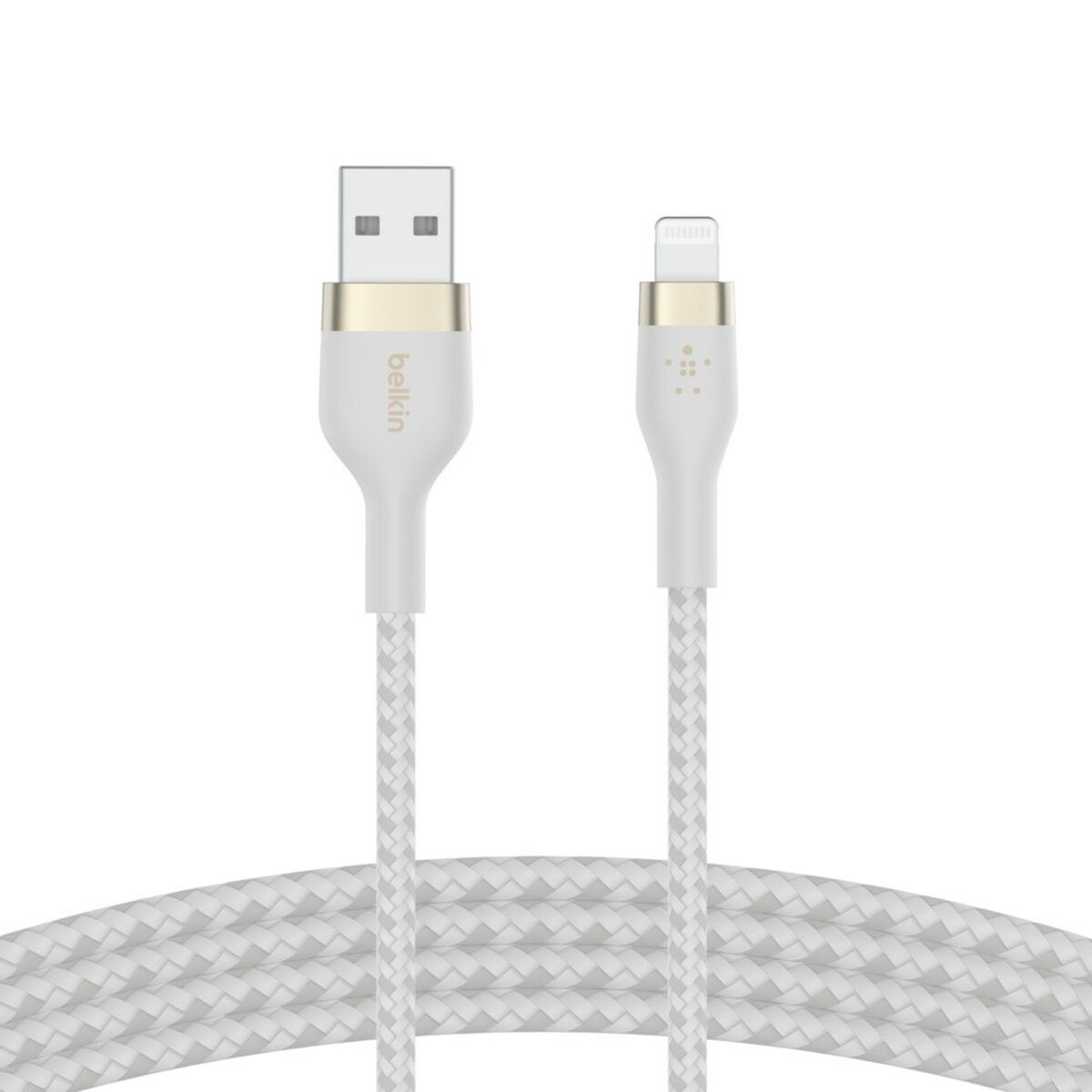 Kabel USB till Lightning Belkin CAA010BT3MWH Vit 3 m - 4