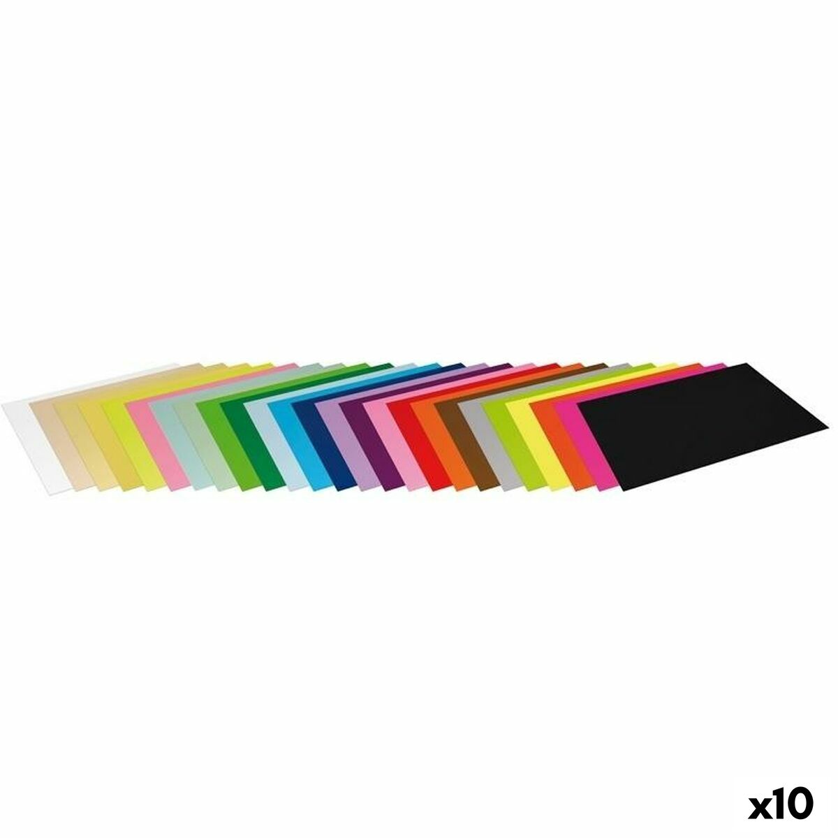 Papp Fabrisa Multicolour 50 Delar (10 antal)