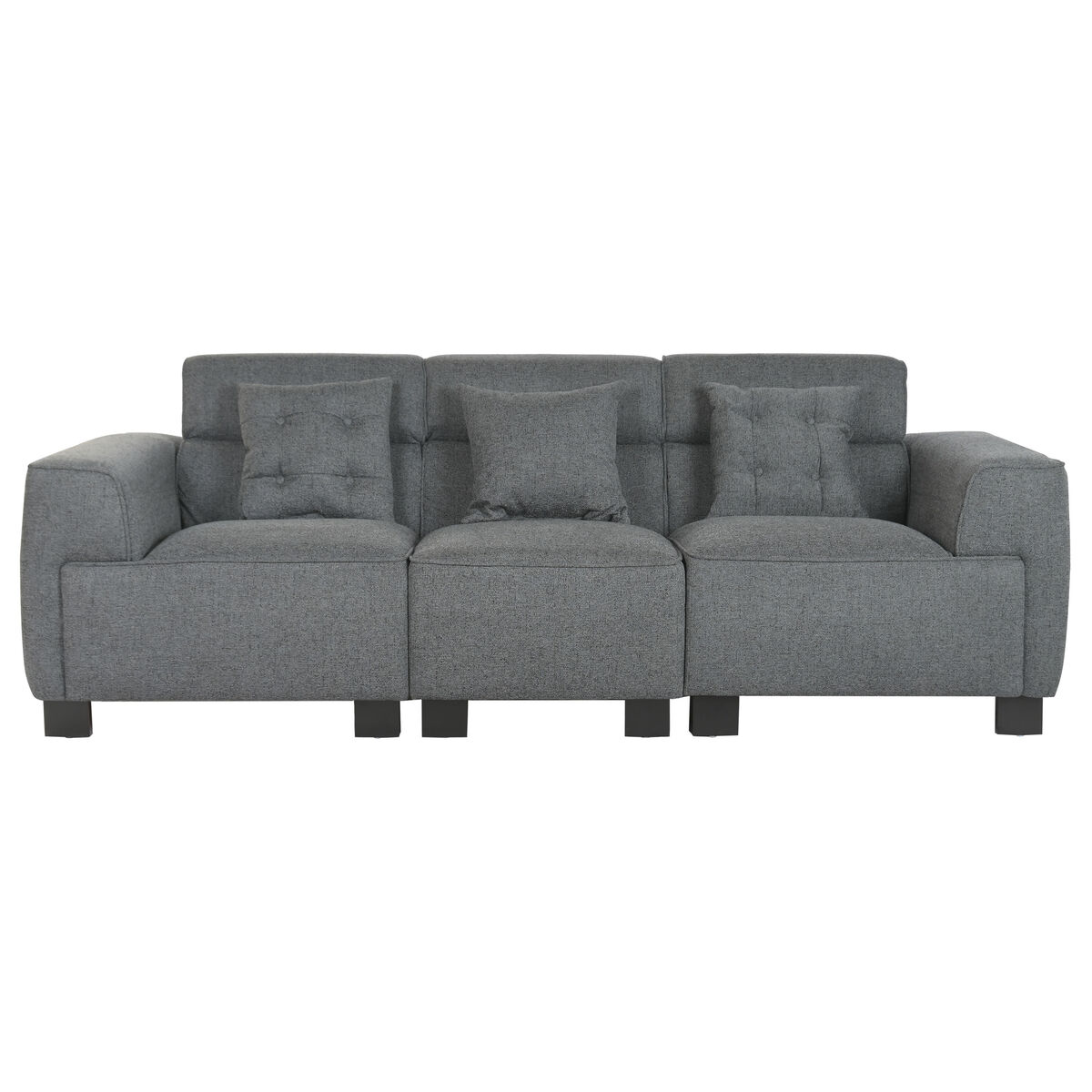 Soffa Home ESPRIT Mörkgrå Modern 231 x 170 x 82 cm - 3