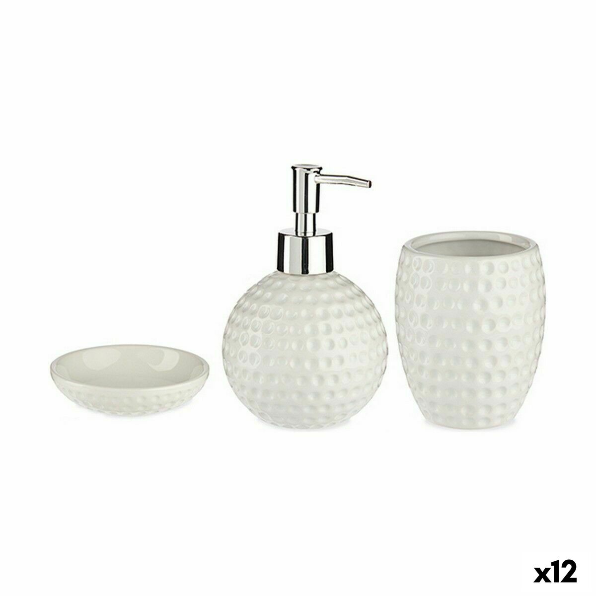 Badkit Berilo DW29153-1 Vit Keramik (12 antal) - 3