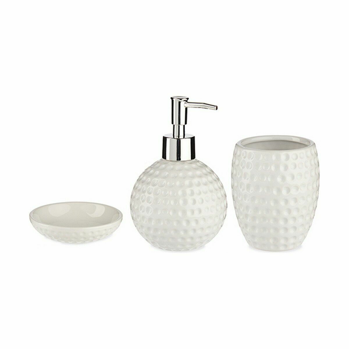 Badkit Berilo DW29153-1 Vit Keramik (12 antal) - 4