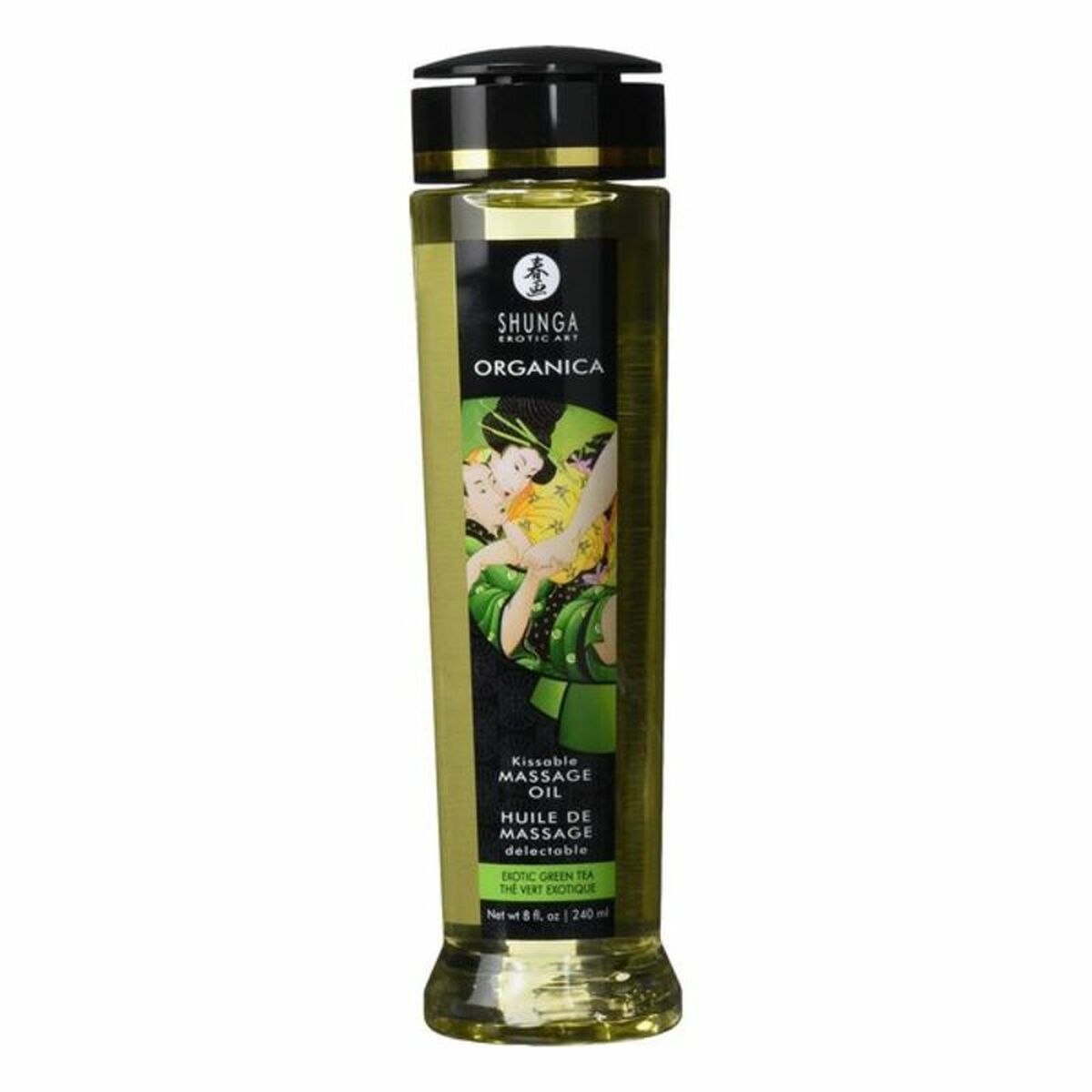Erotisk Massageolja Shunga 240 ml Grönt te