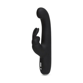 Kanindildo Happy Rabbit G-Spot Svart