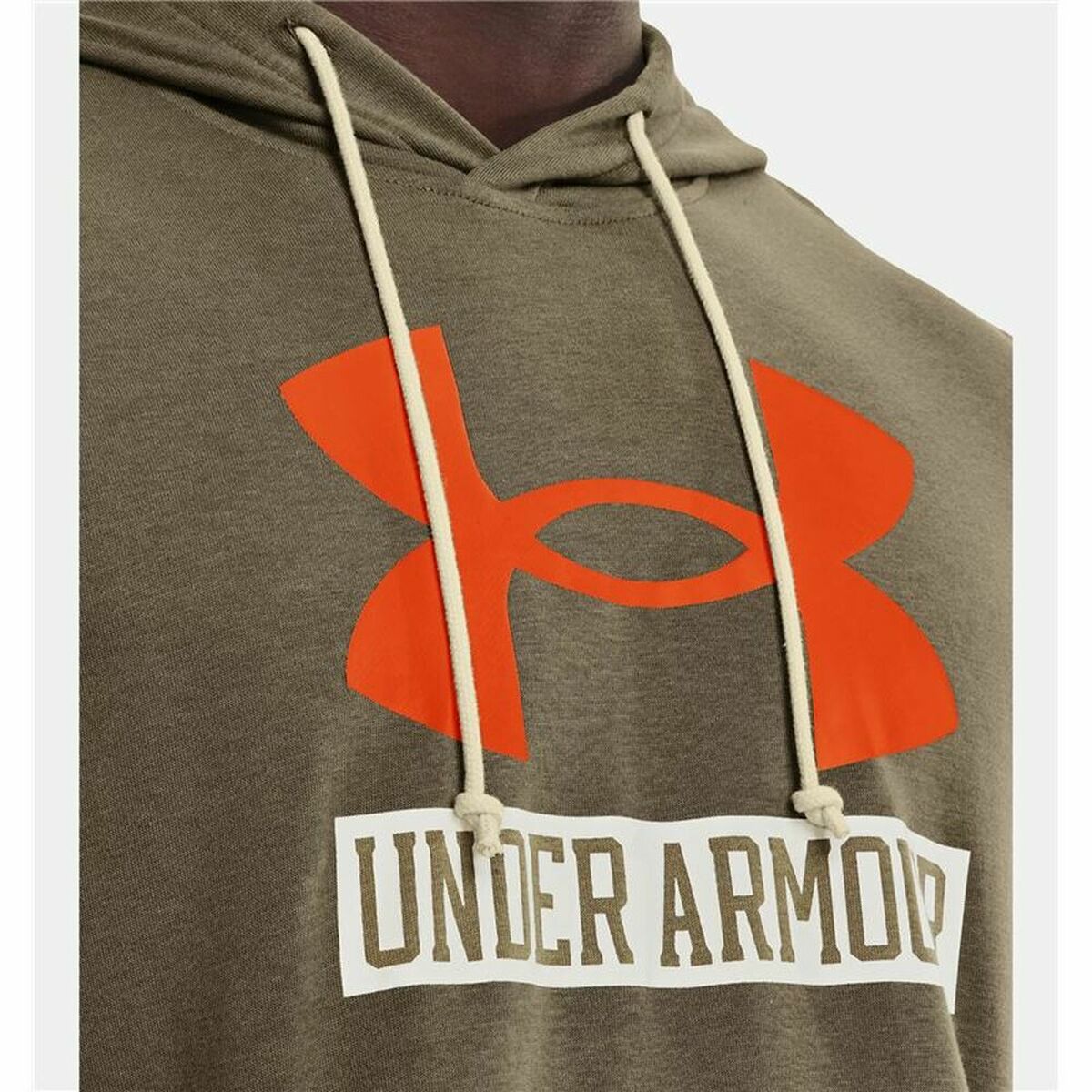 Tröja med huva Herr Under Armour  Hoodie  Persimon - 8