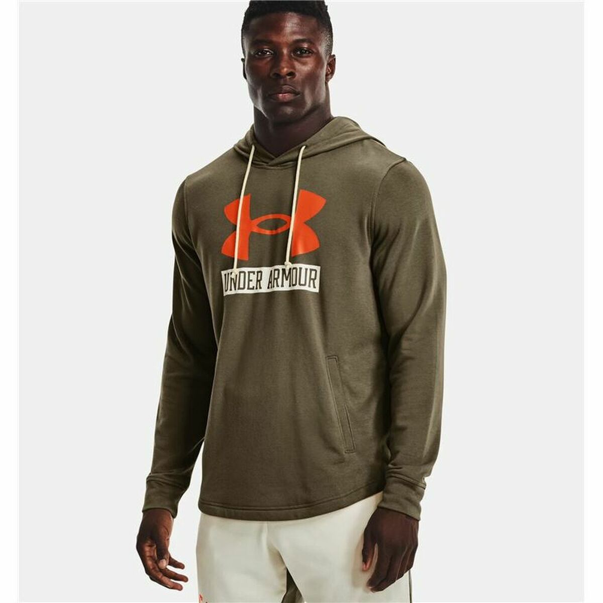 Tröja med huva Herr Under Armour  Hoodie  Persimon - 6