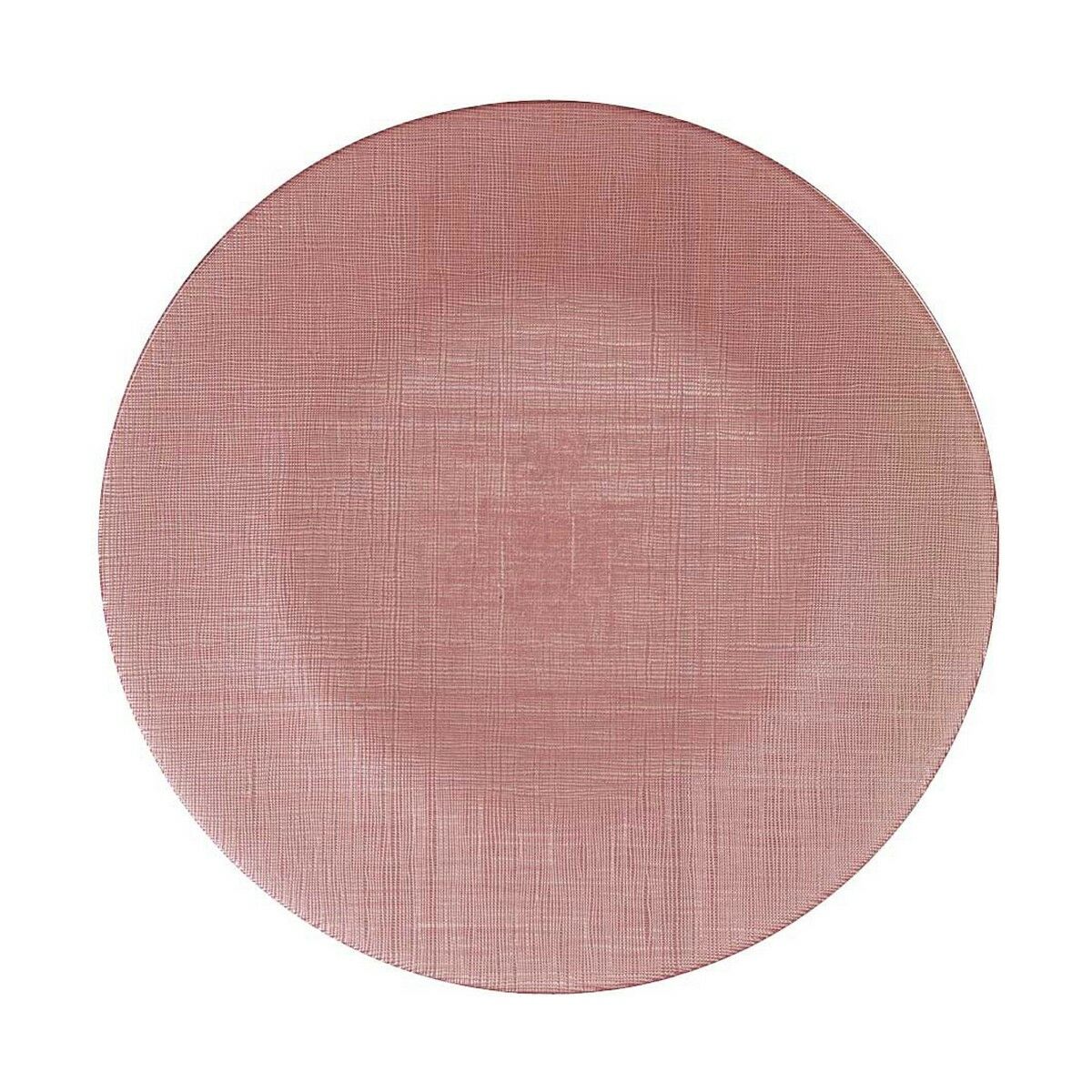 Platt skål Vivalto Rosa Glas 32,5 x 2 x 32,5 cm (6 antal) - 9