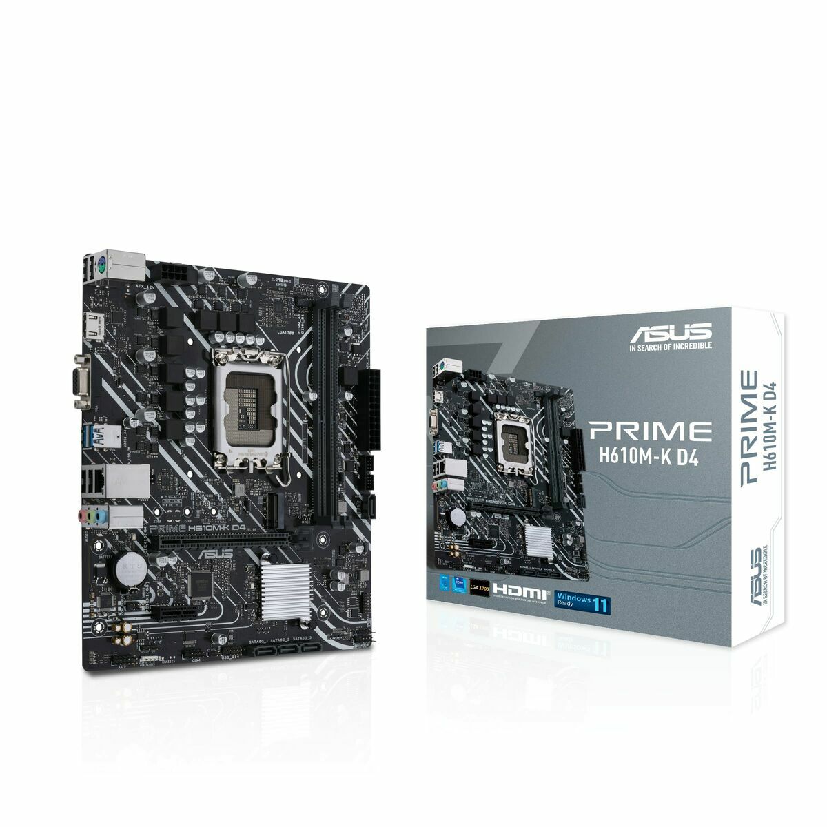 Moderkort Asus PRIME H610M-K D4 LGA 1700 LGA 1700 INTEL H610 1GB - 2
