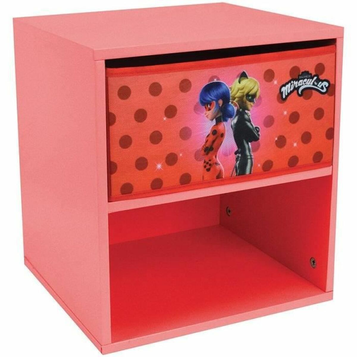 Nattduksbord Fun House Miraculous Ladybug 36 x 33 x 30 cm - 2