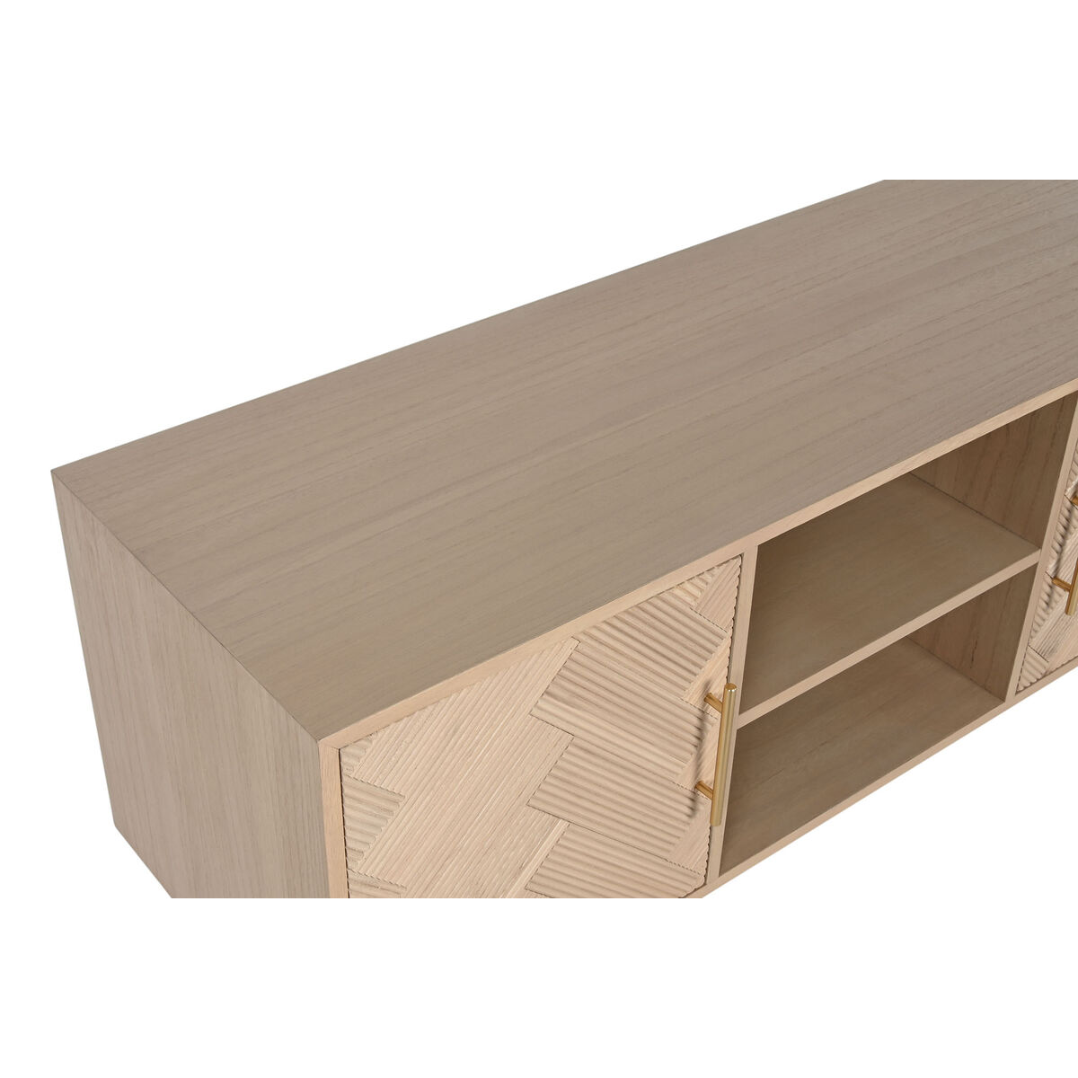 TV-möbler Home ESPRIT Naturell Paulowniaträ Trä MDF 120 x 40 x 60 cm - 4