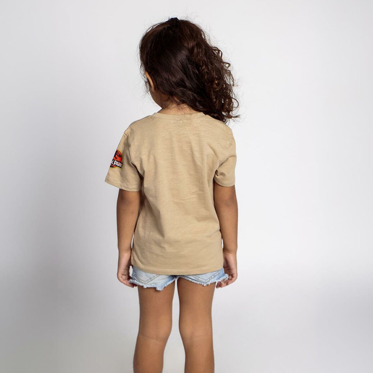 Barn T-shirt med kortärm Jurassic Park Brun - 12