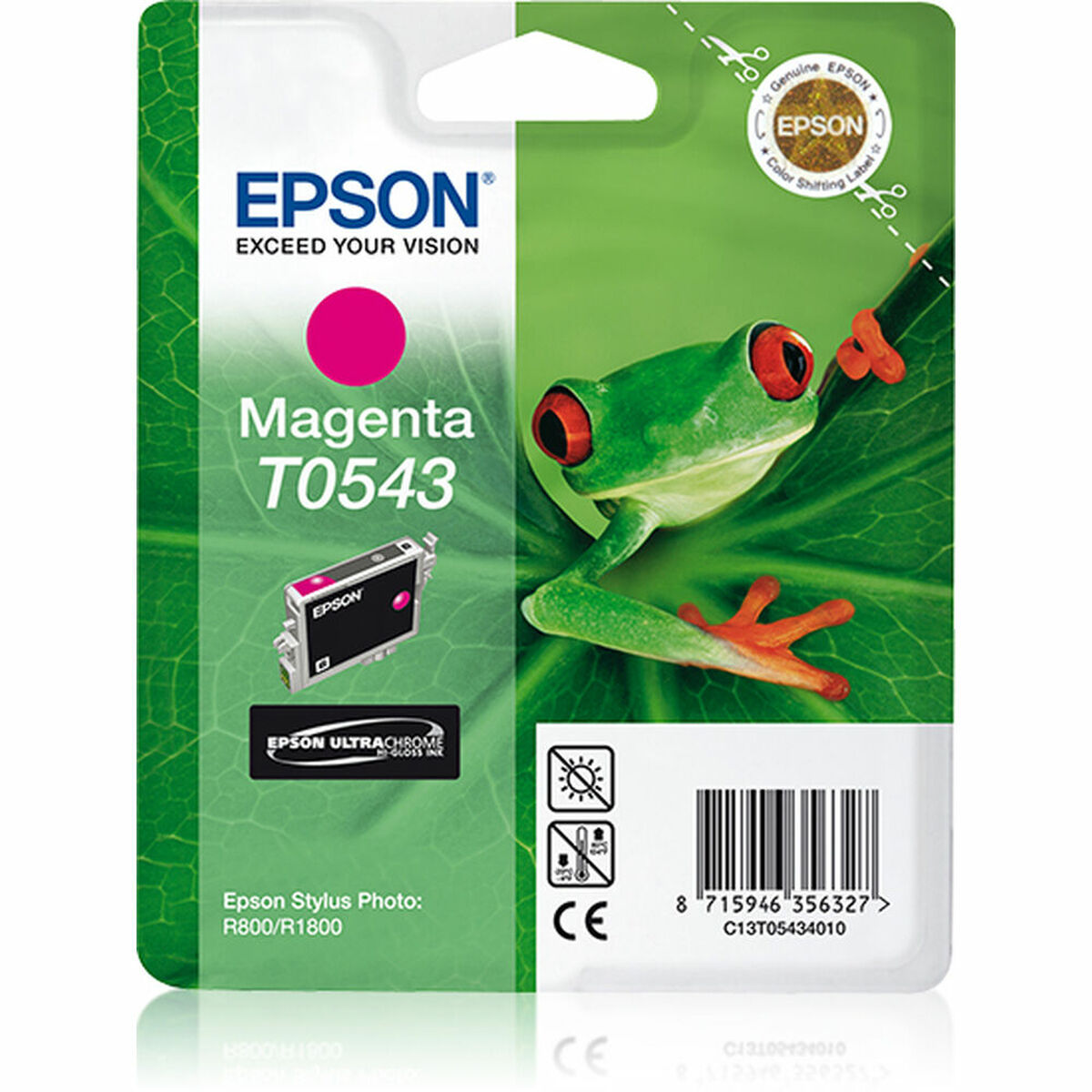 Original Bläckpatron Epson Cartucho T0543 magenta Magenta