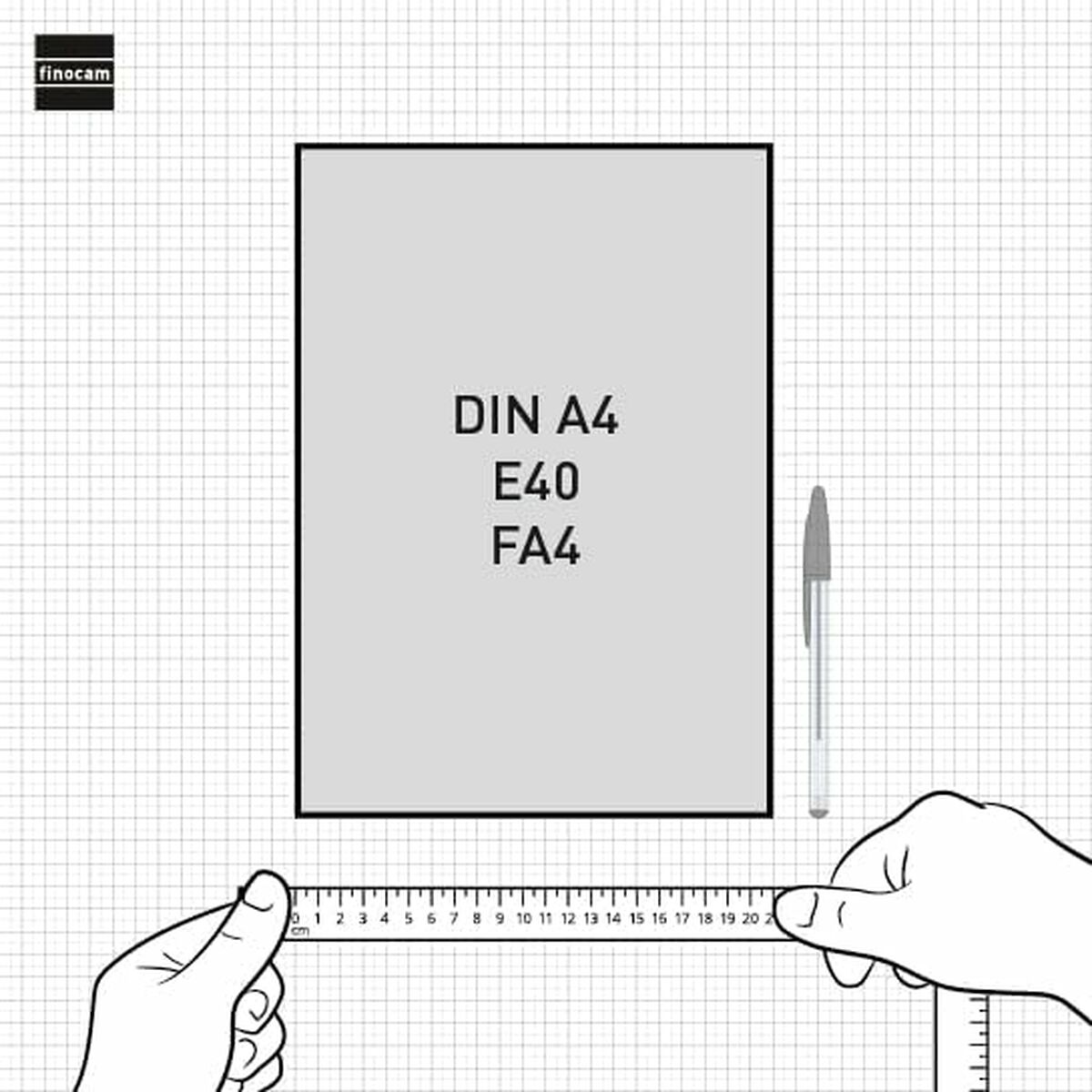 Dagbok Finocam YEAR Blå A4 21 x 29,7 cm 2025 - 7