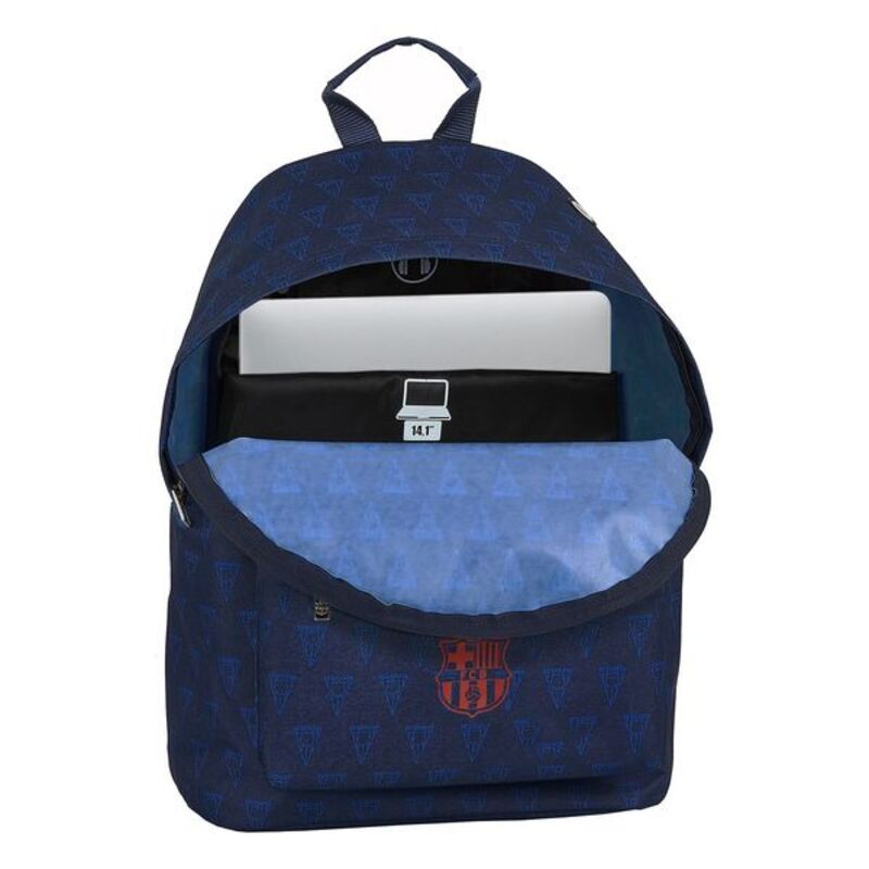 Laptopryggsäck F.C. Barcelona 14,1'' Marinblå 31 x 41 x 16 cm - 7