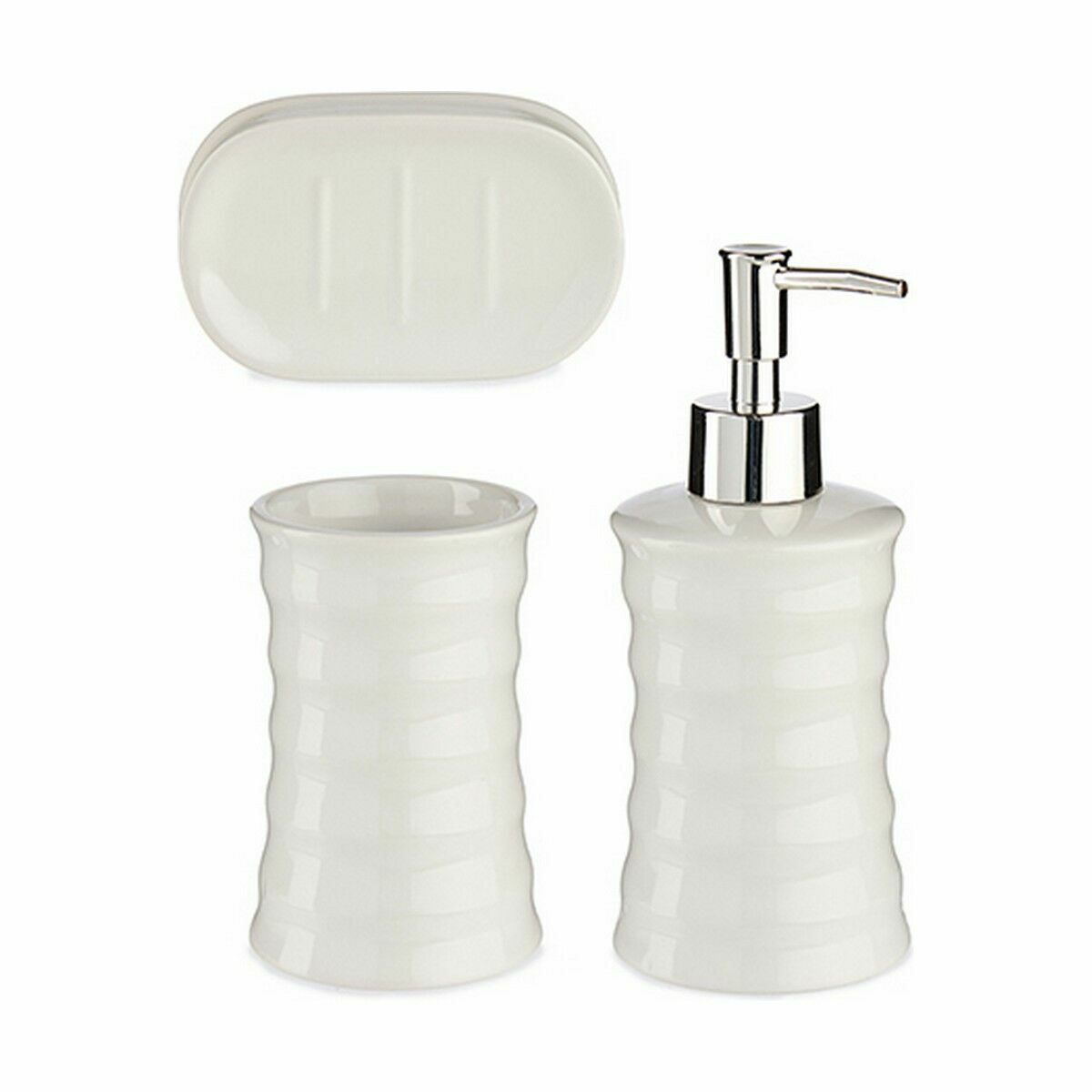Badkit Berilo DW29150-1 Vit Keramik (12 antal) - 2