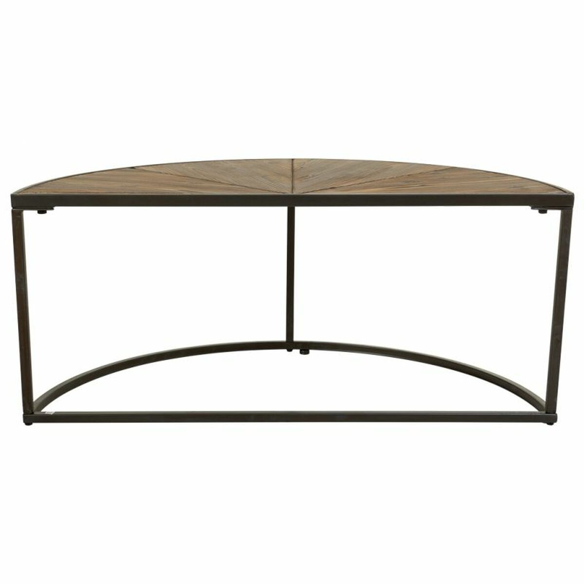 2-bordsset Alexandra House Living Brun Järn Granträ 45 x 40 x 91 cm - 4