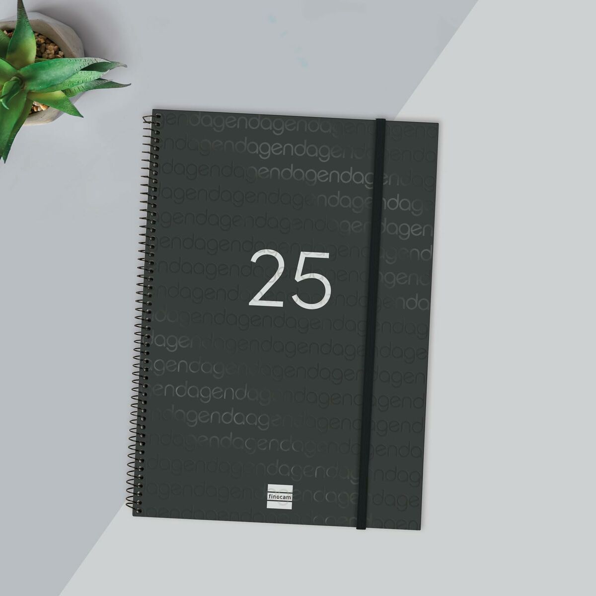 Dagbok Finocam YEAR Svart A4 21 x 29,7 cm 2025 - 3
