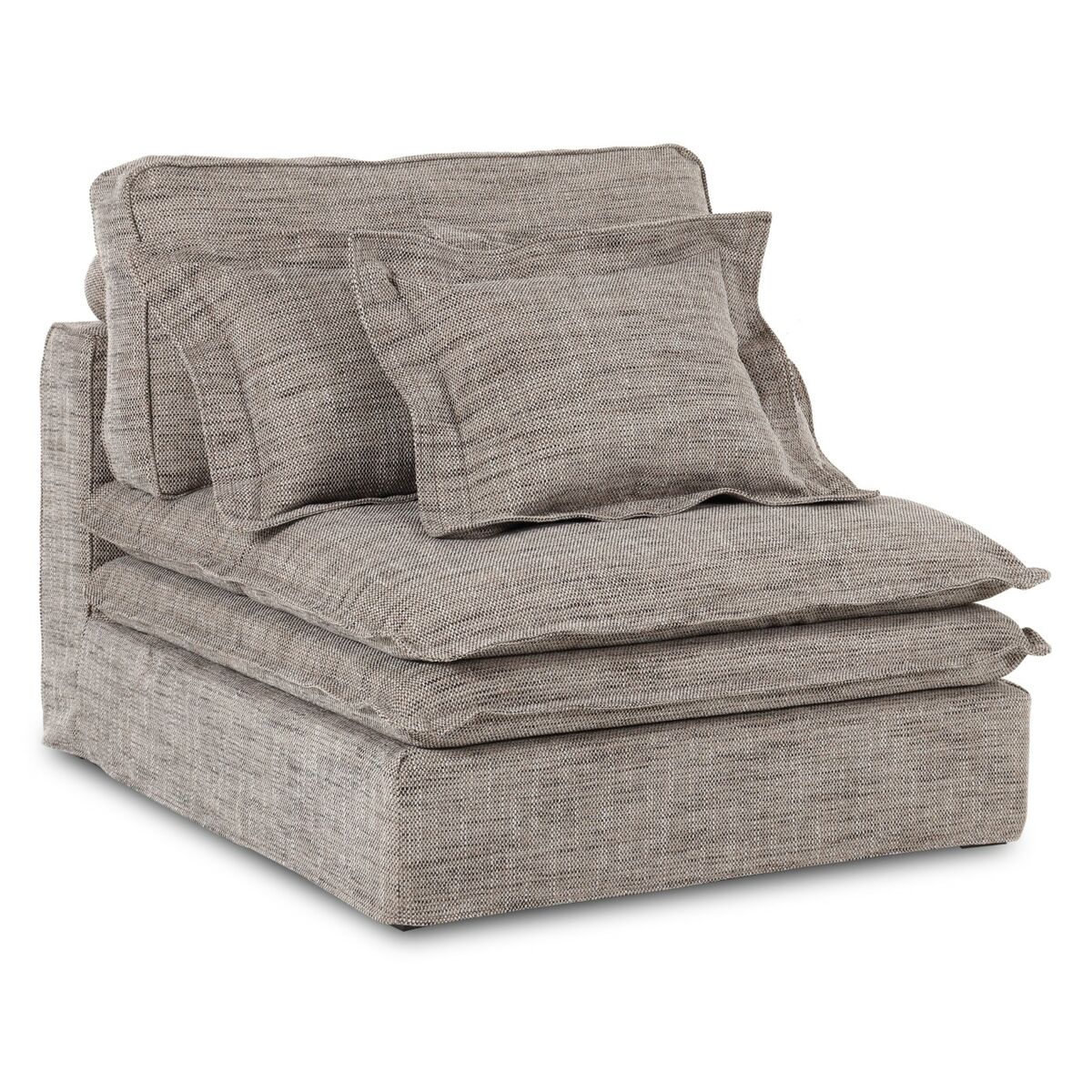 Sofamodul Home ESPRIT Ljusbrun 102 X 120 X 95 CM Central