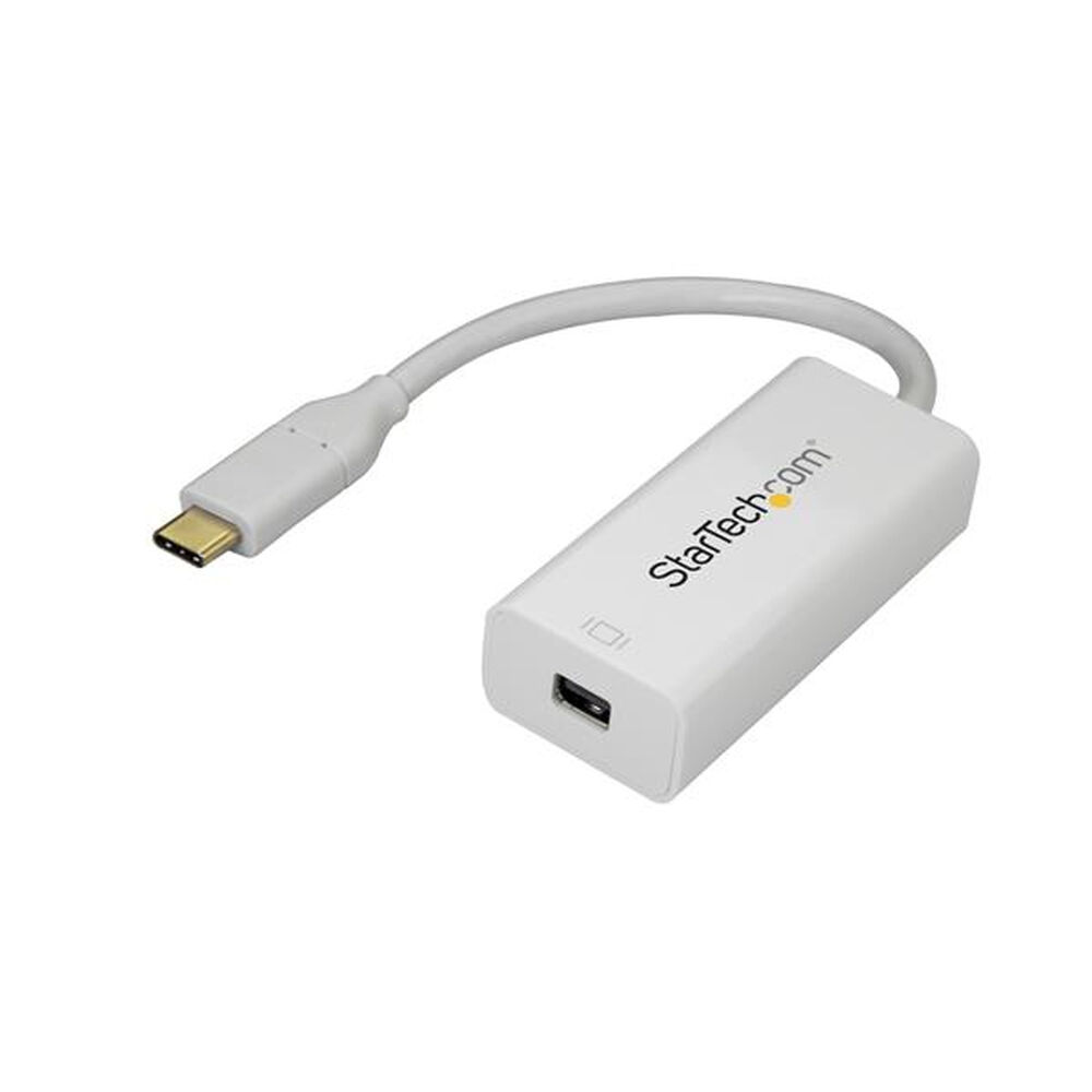 USB C till Mini DisplayPort Adapter Startech CDP2MDP              Vit 4K Ultra HD