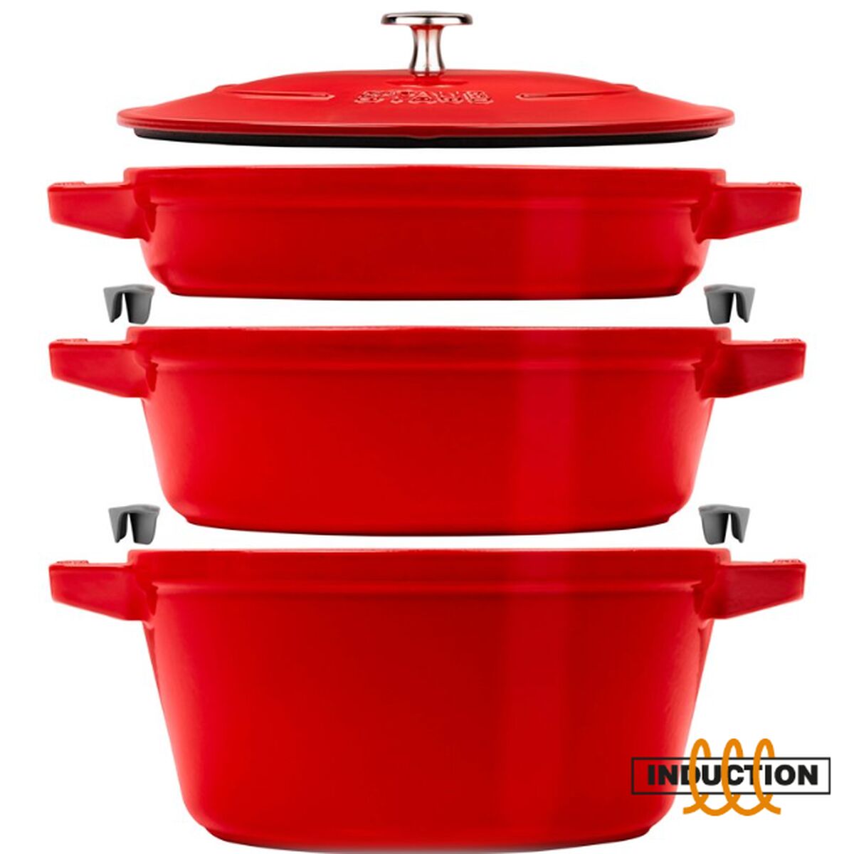 Ugnsplåt Zwilling La Cocotte Röd Gjutjärn Ø 24 cm (3 antal) - 2