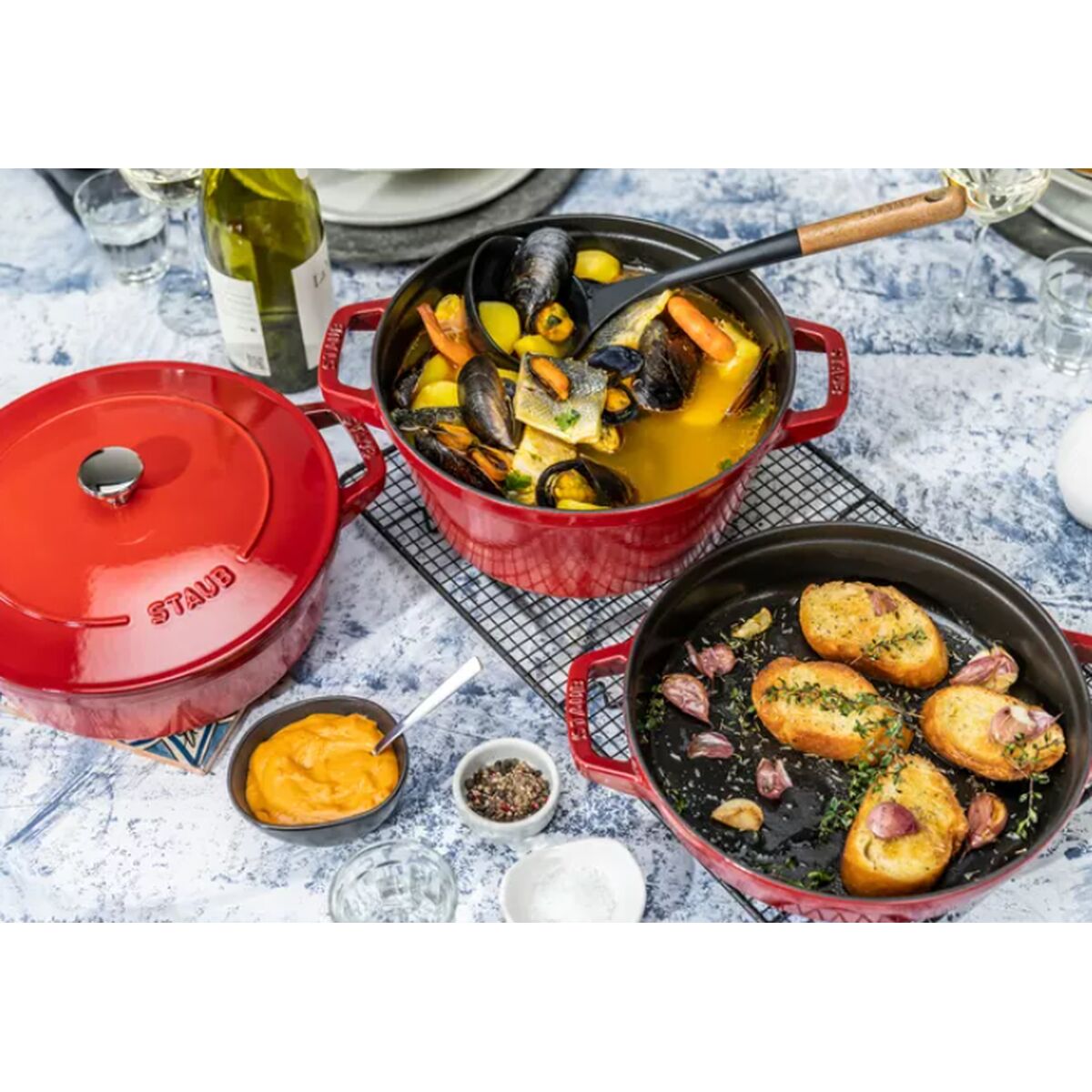 Ugnsplåt Zwilling La Cocotte Röd Gjutjärn Ø 24 cm (3 antal) - 3