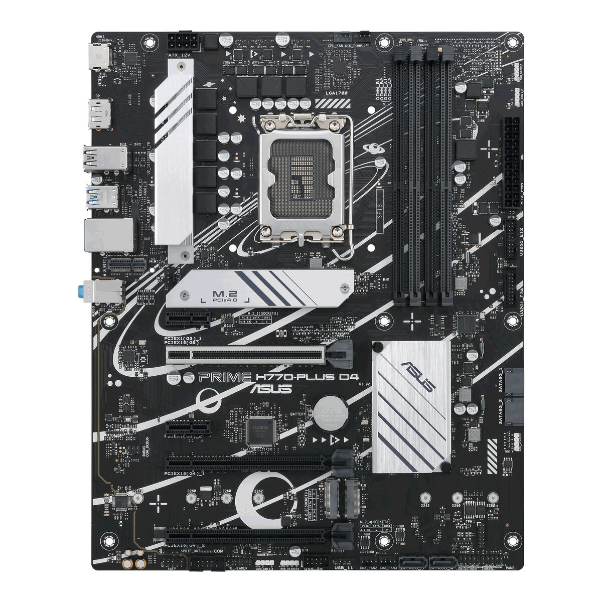 Moderkort Asus PRIME H770-PLUS D4 INTEL H770 LGA 1700 - 4