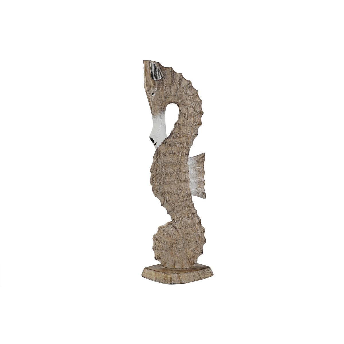Prydnadsfigur Home ESPRIT Vit Naturell Avskalad 21 x 13 x 80 cm - 5