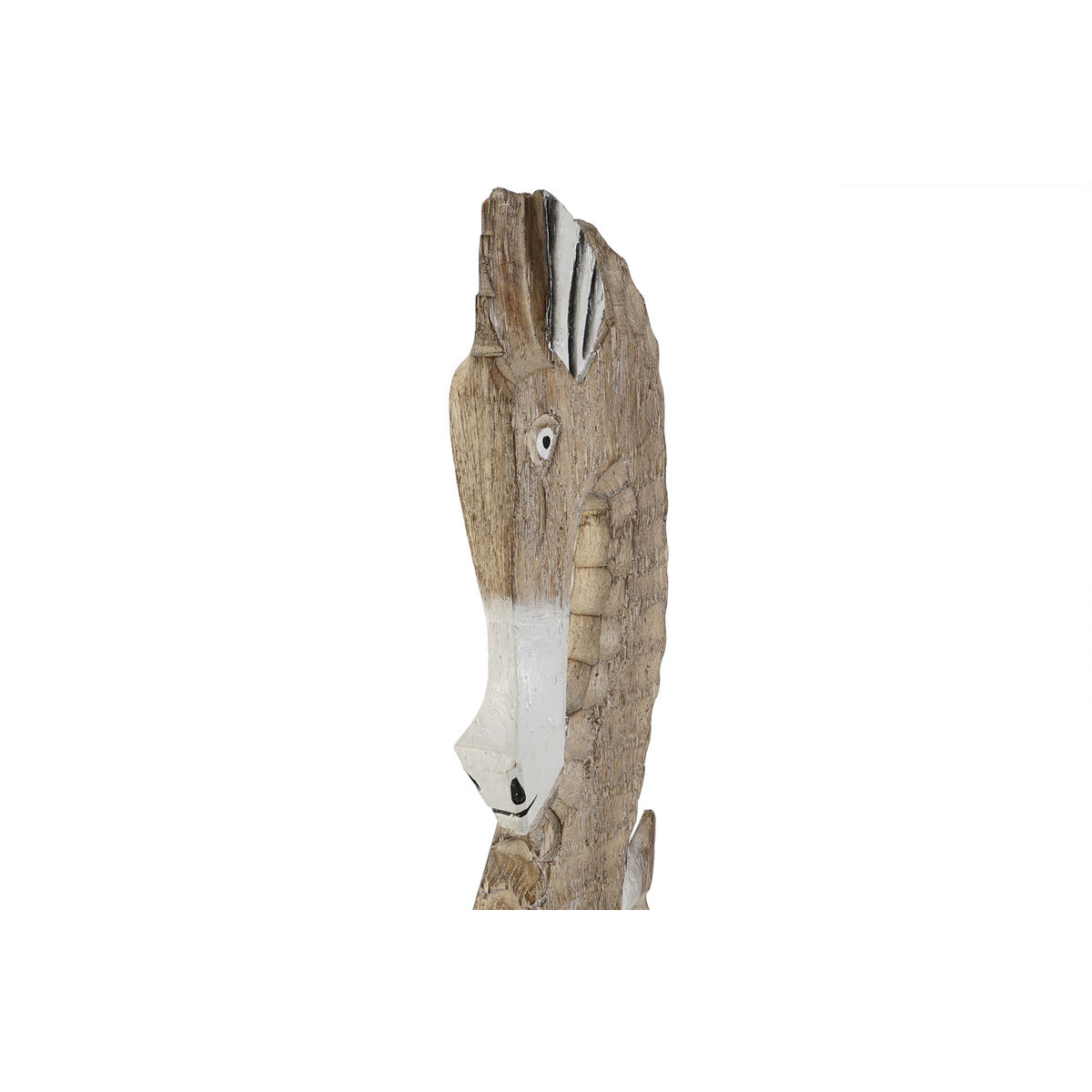 Prydnadsfigur Home ESPRIT Vit Naturell Avskalad 21 x 13 x 80 cm - 2
