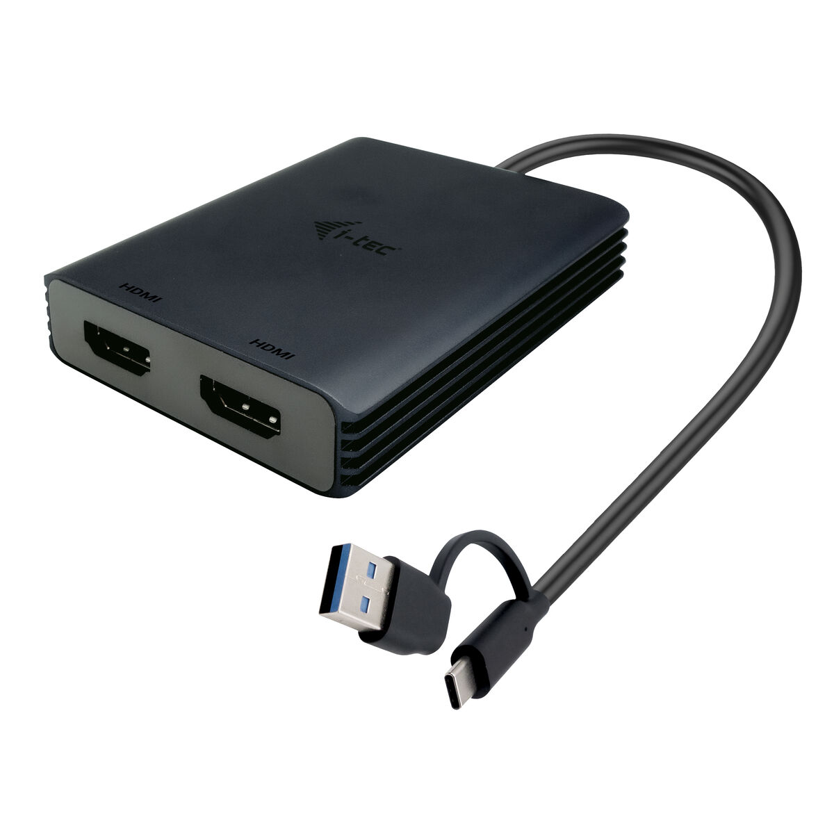 USB-kabel i-Tec CADUAL4KHDMI Svart - 4