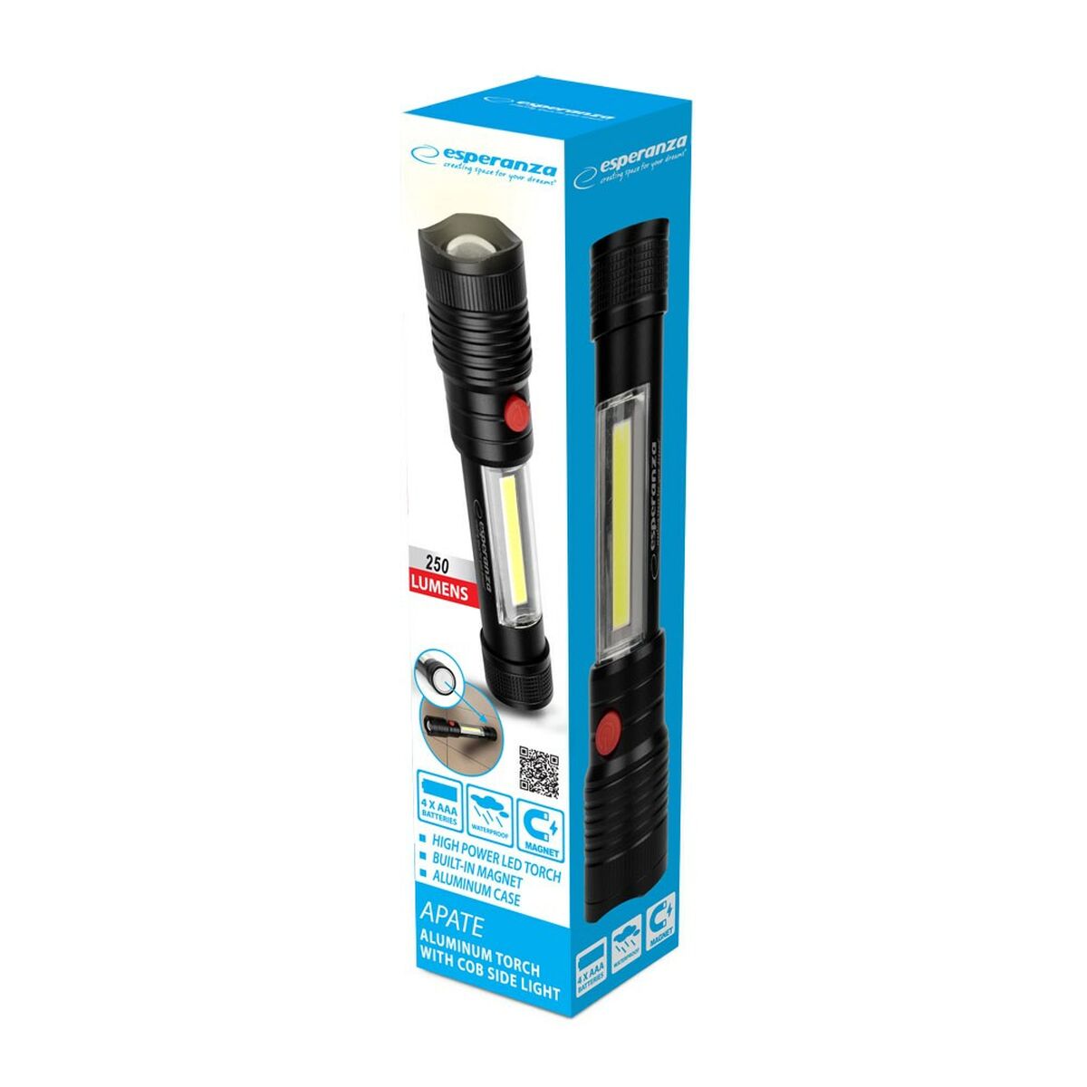 Ficklampa Esperanza EOT069 2500 lm - 2